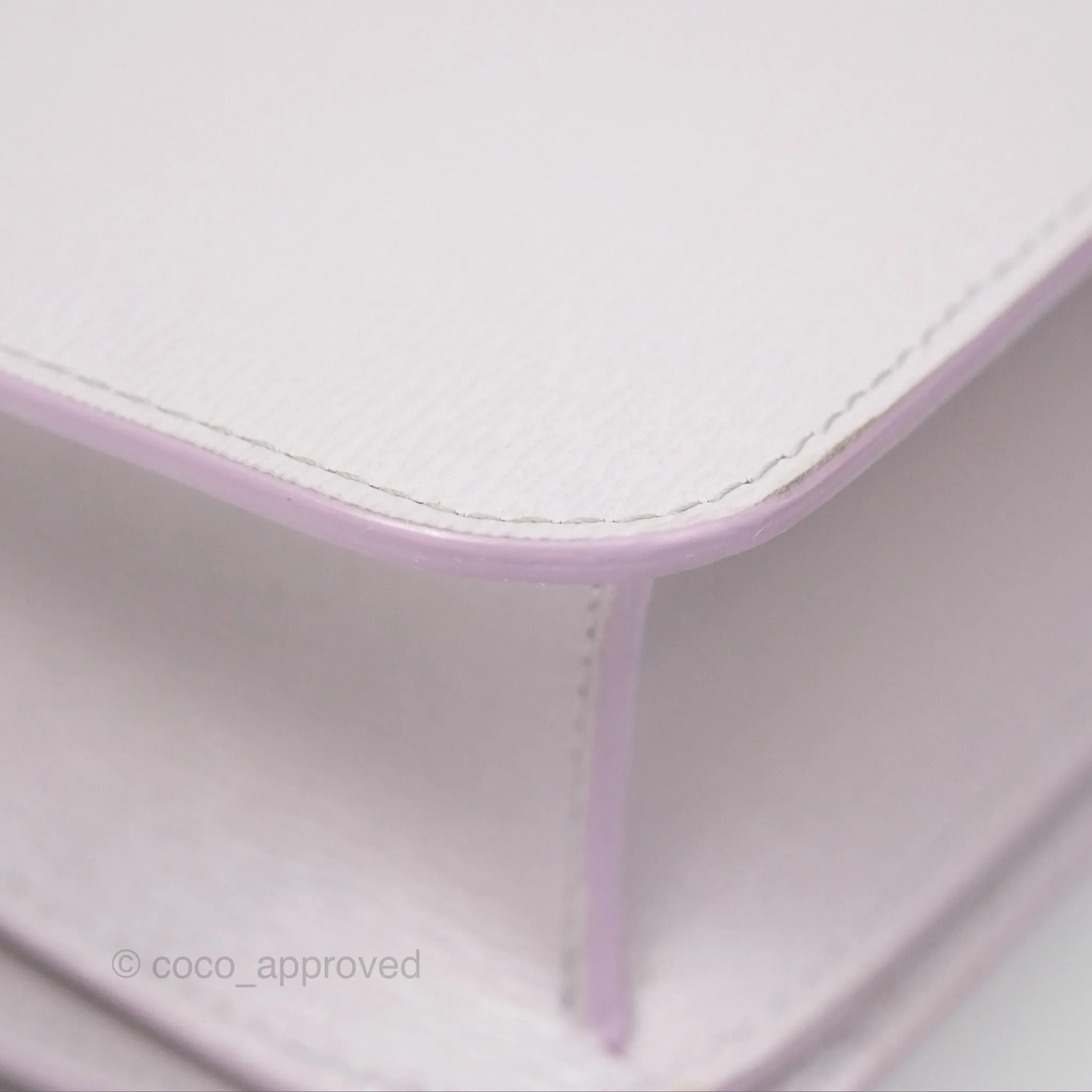 Celine Teen Classic Box Flap Lavender Grey Liege Calfskin