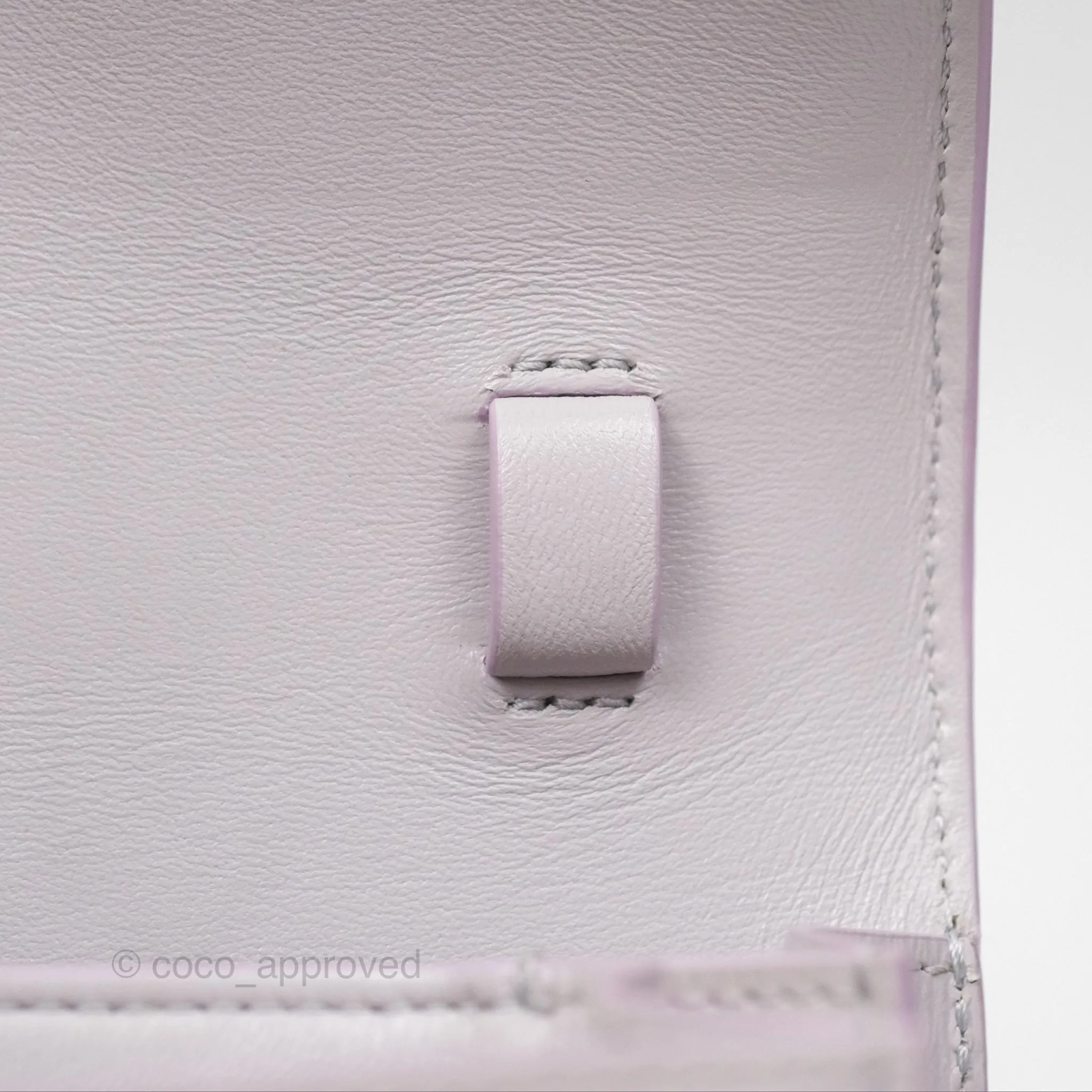 Celine Teen Classic Box Flap Lavender Grey Liege Calfskin