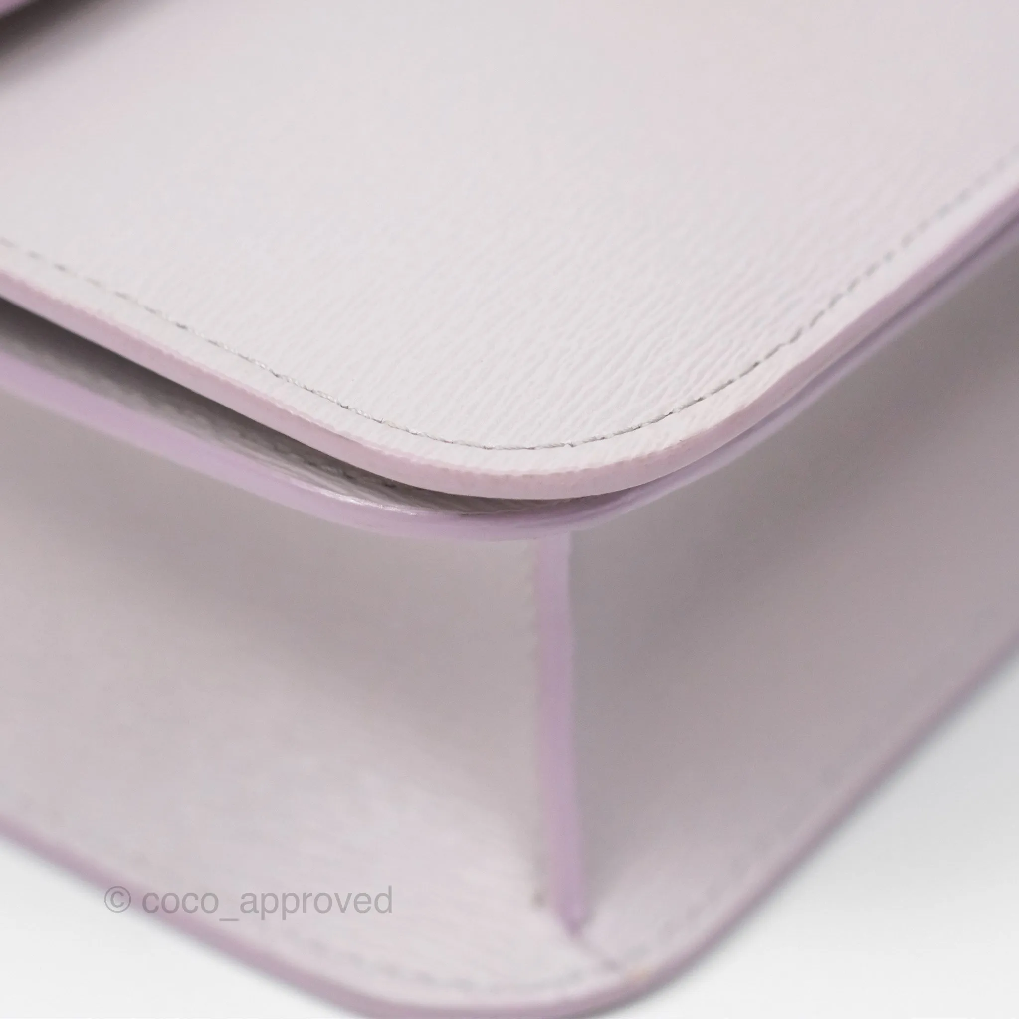 Celine Teen Classic Box Flap Lavender Grey Liege Calfskin