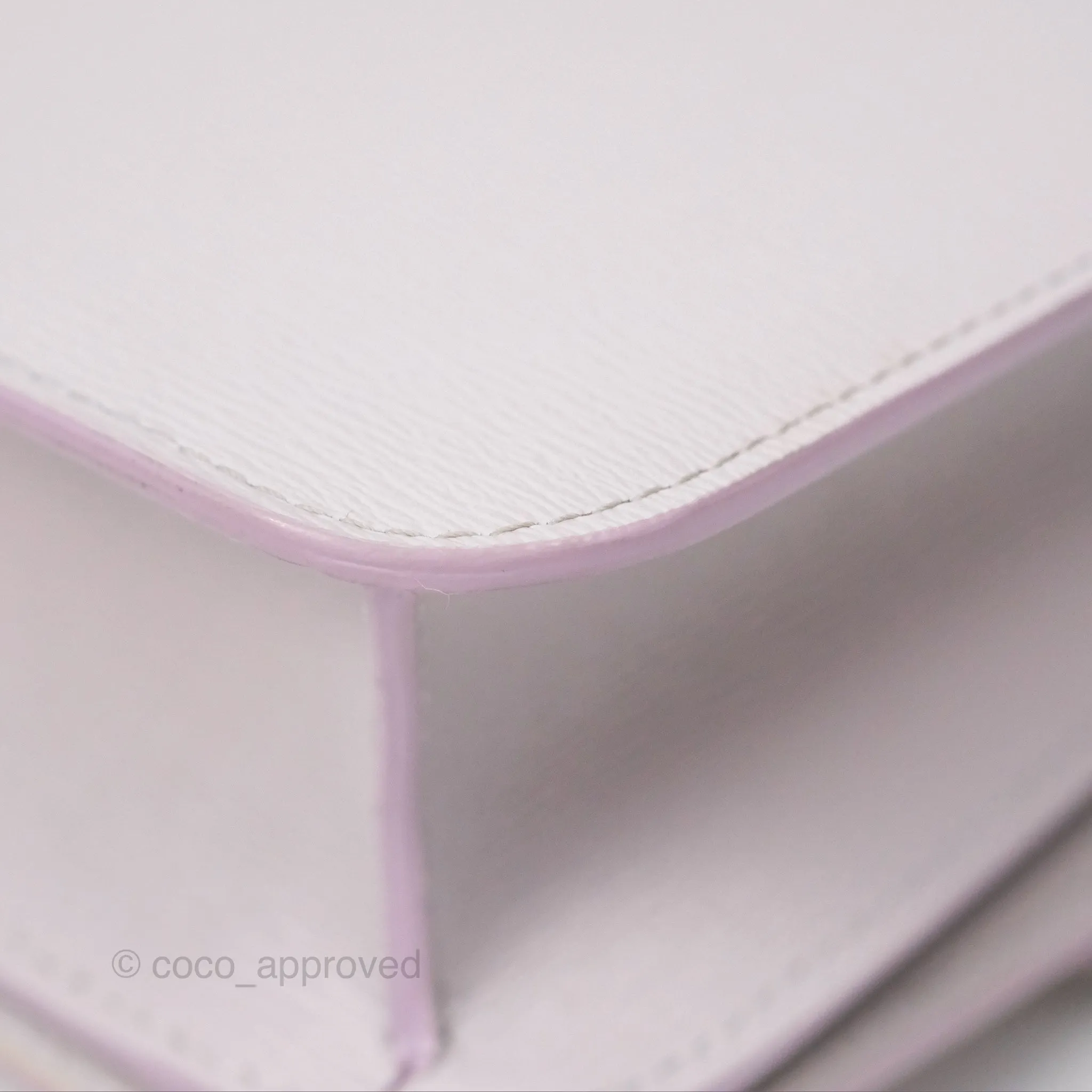 Celine Teen Classic Box Flap Lavender Grey Liege Calfskin