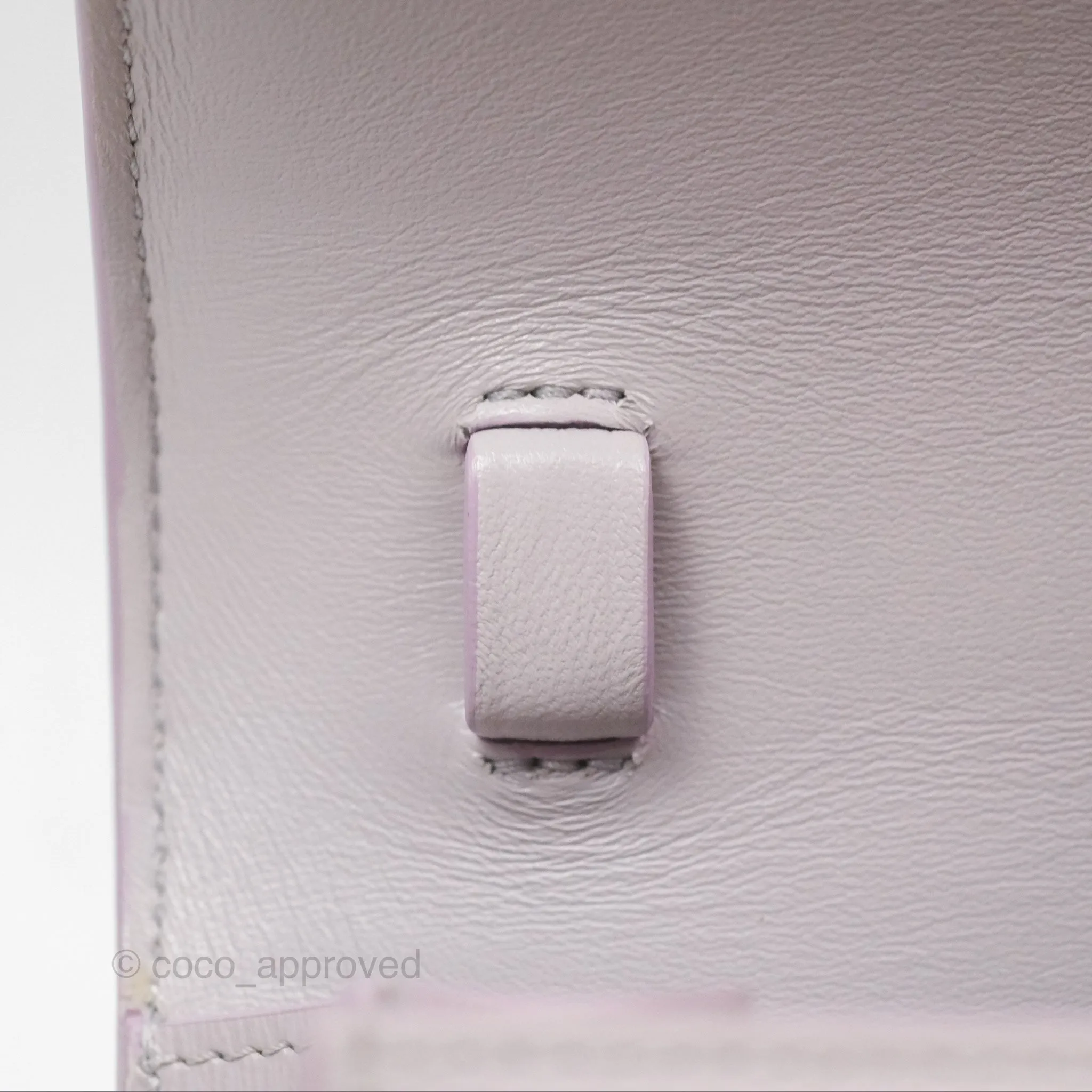 Celine Teen Classic Box Flap Lavender Grey Liege Calfskin
