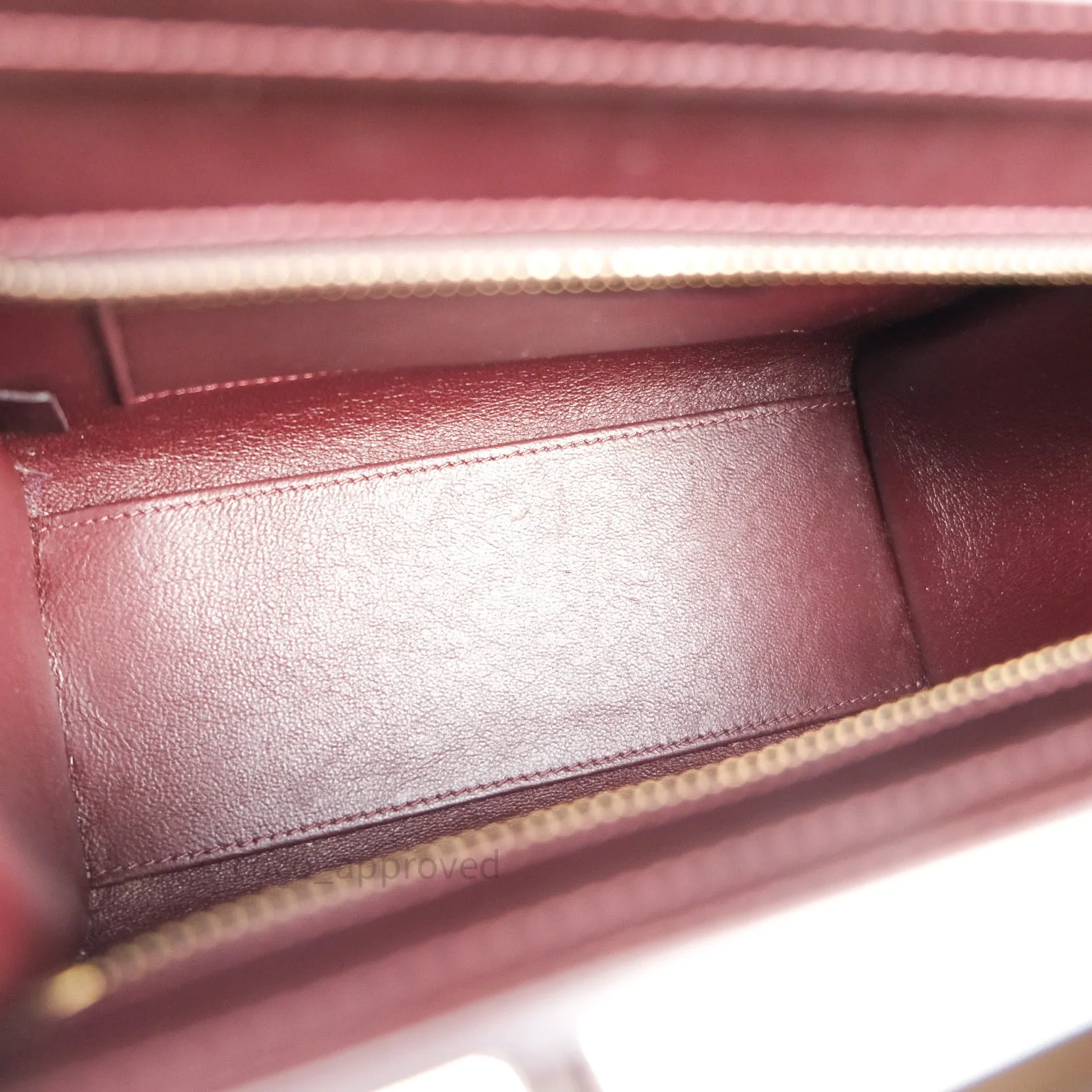 Celine Tri Color Dark Red/Pink/Brown Nano Luggage Tote