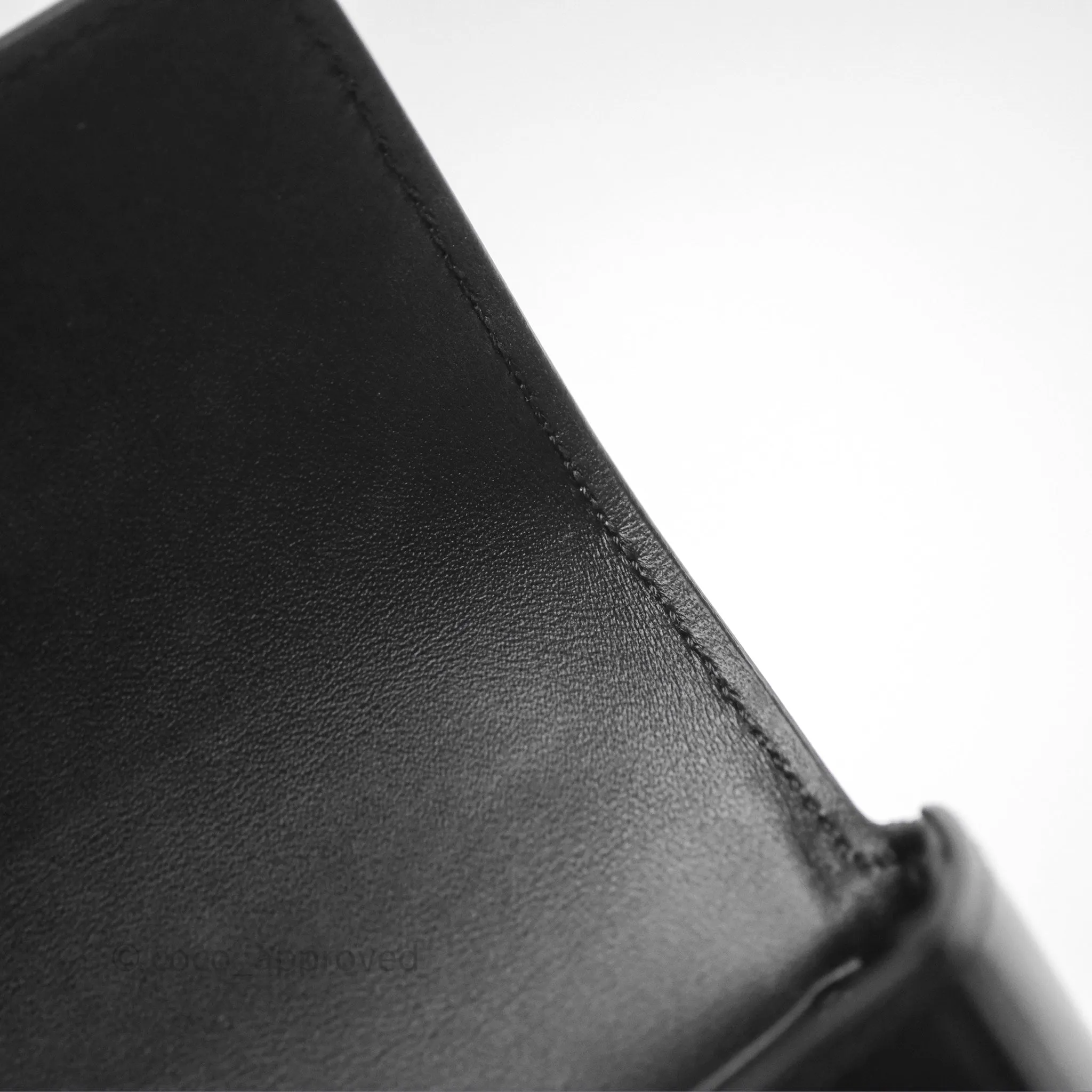 Celine Triomphe Chain Shoulder Bag So Black Shiny Calfskin
