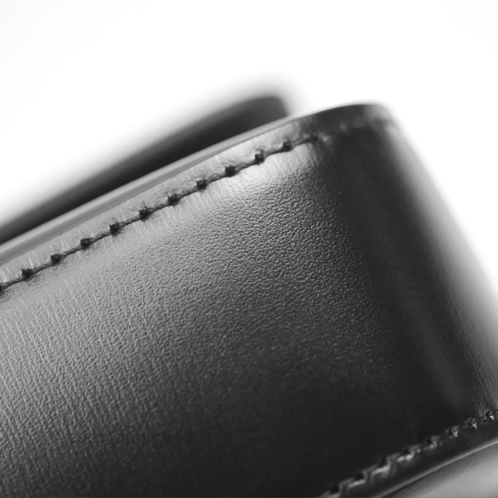 Celine Triomphe Chain Shoulder Bag So Black Shiny Calfskin