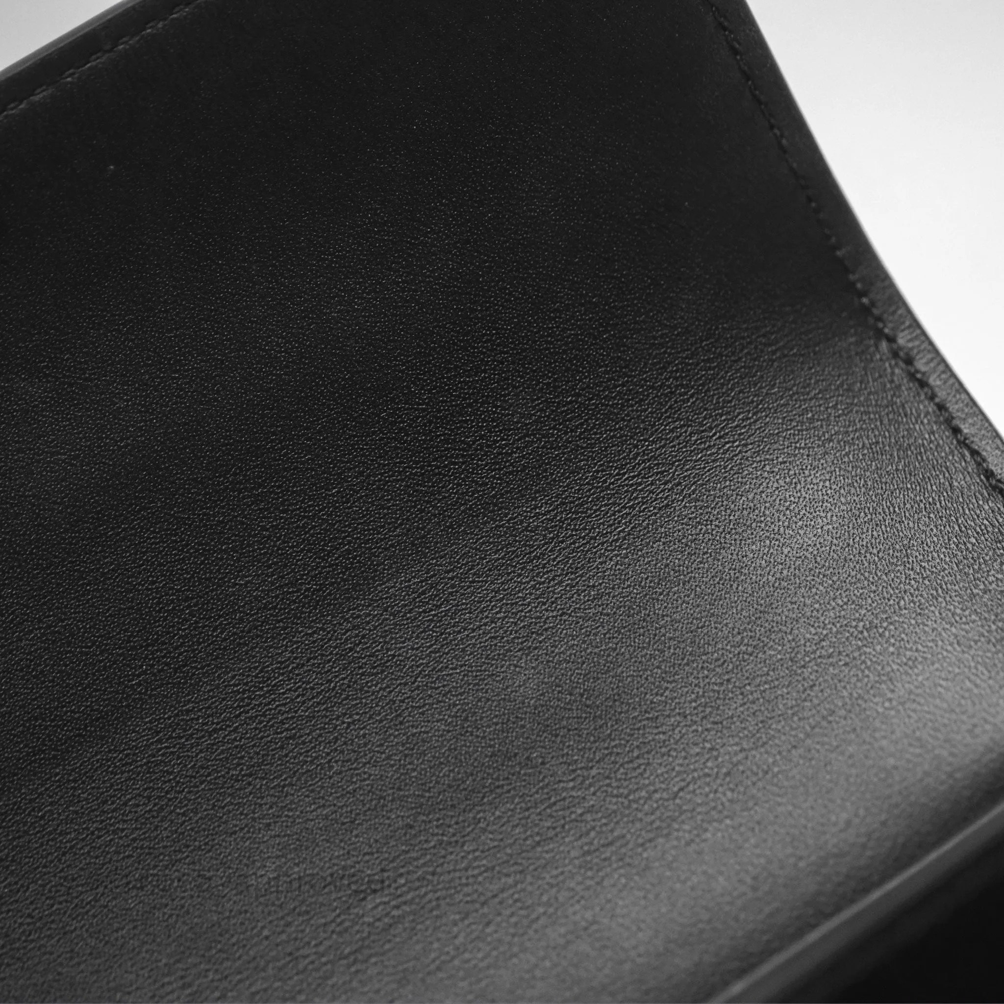 Celine Triomphe Chain Shoulder Bag So Black Shiny Calfskin