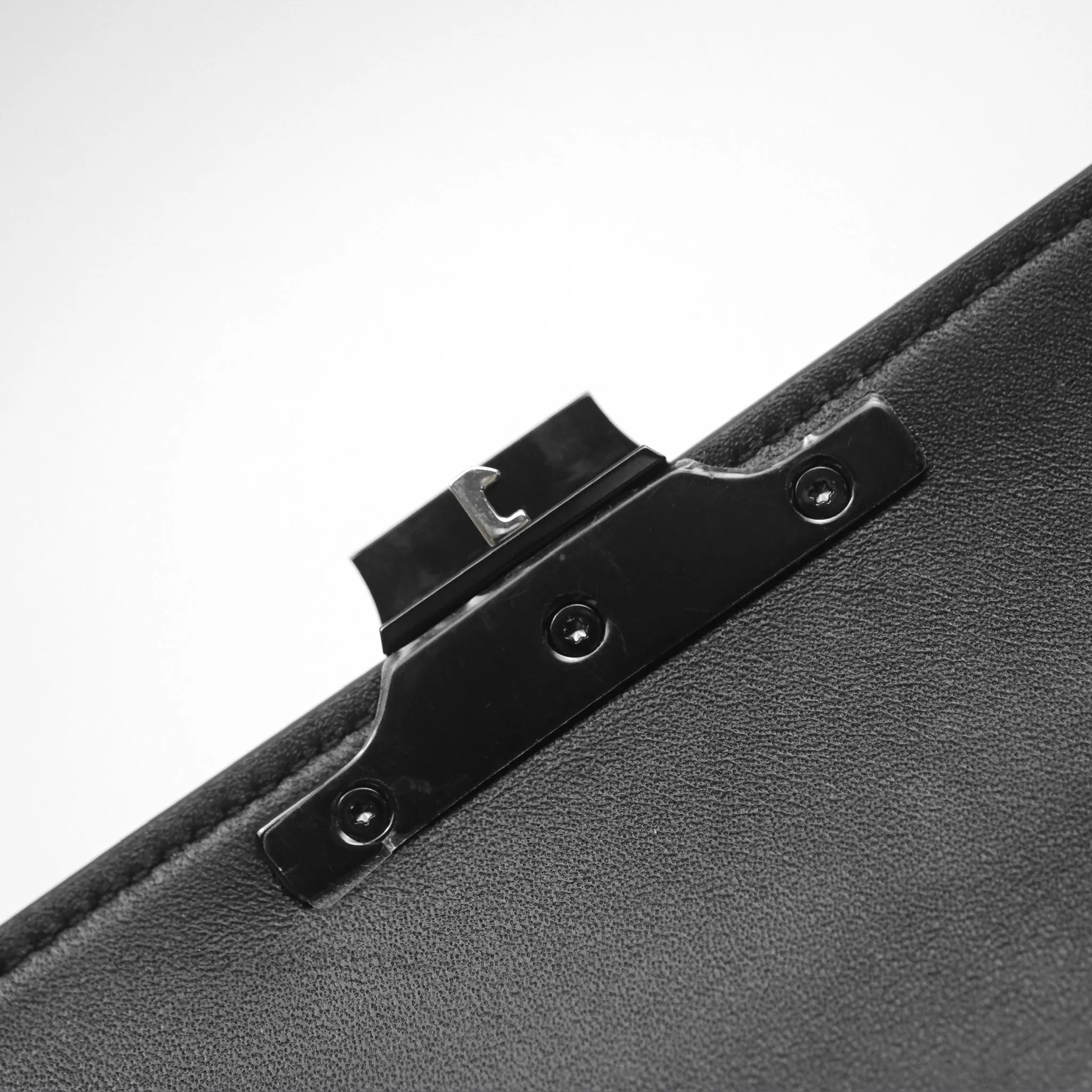Celine Triomphe Chain Shoulder Bag So Black Shiny Calfskin
