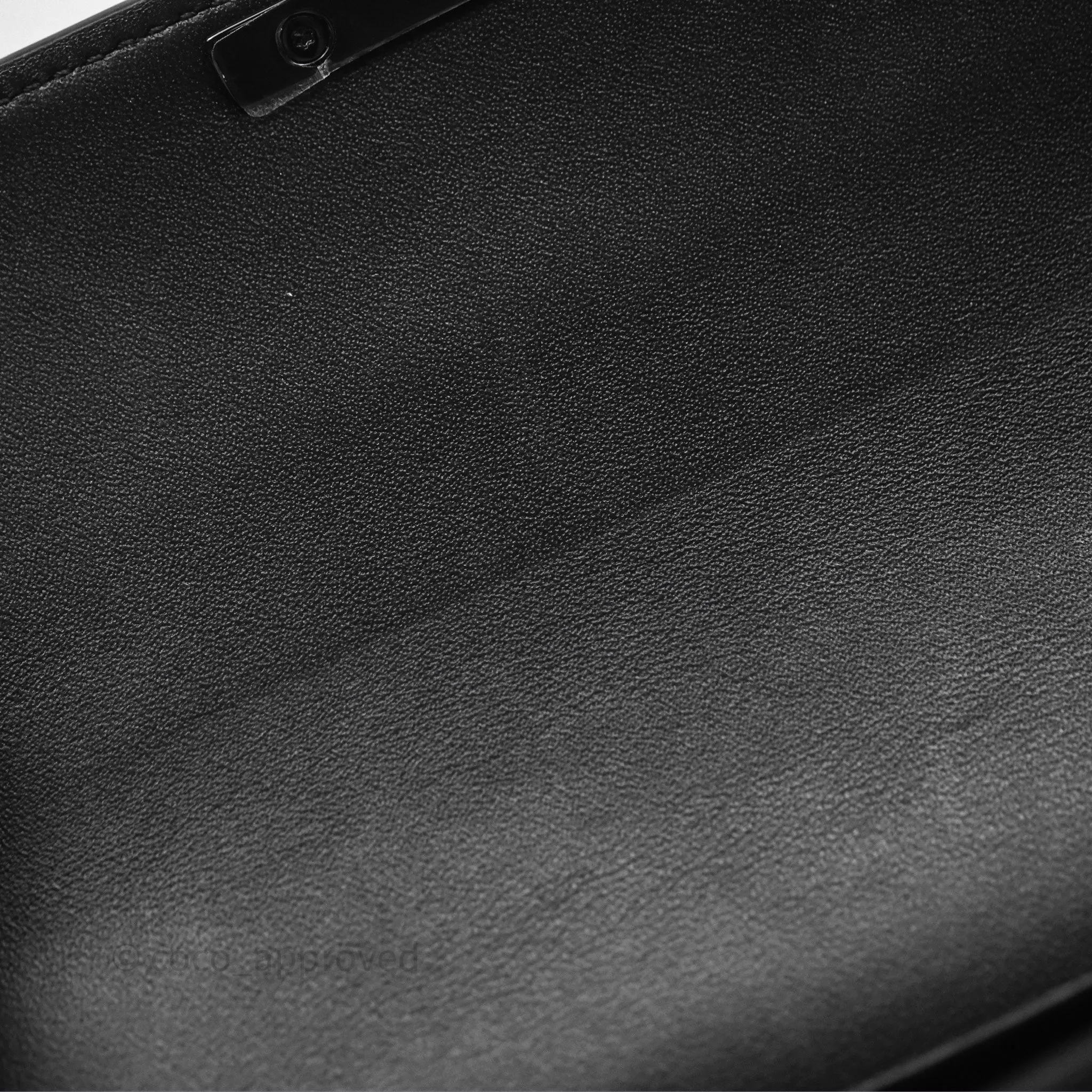 Celine Triomphe Chain Shoulder Bag So Black Shiny Calfskin