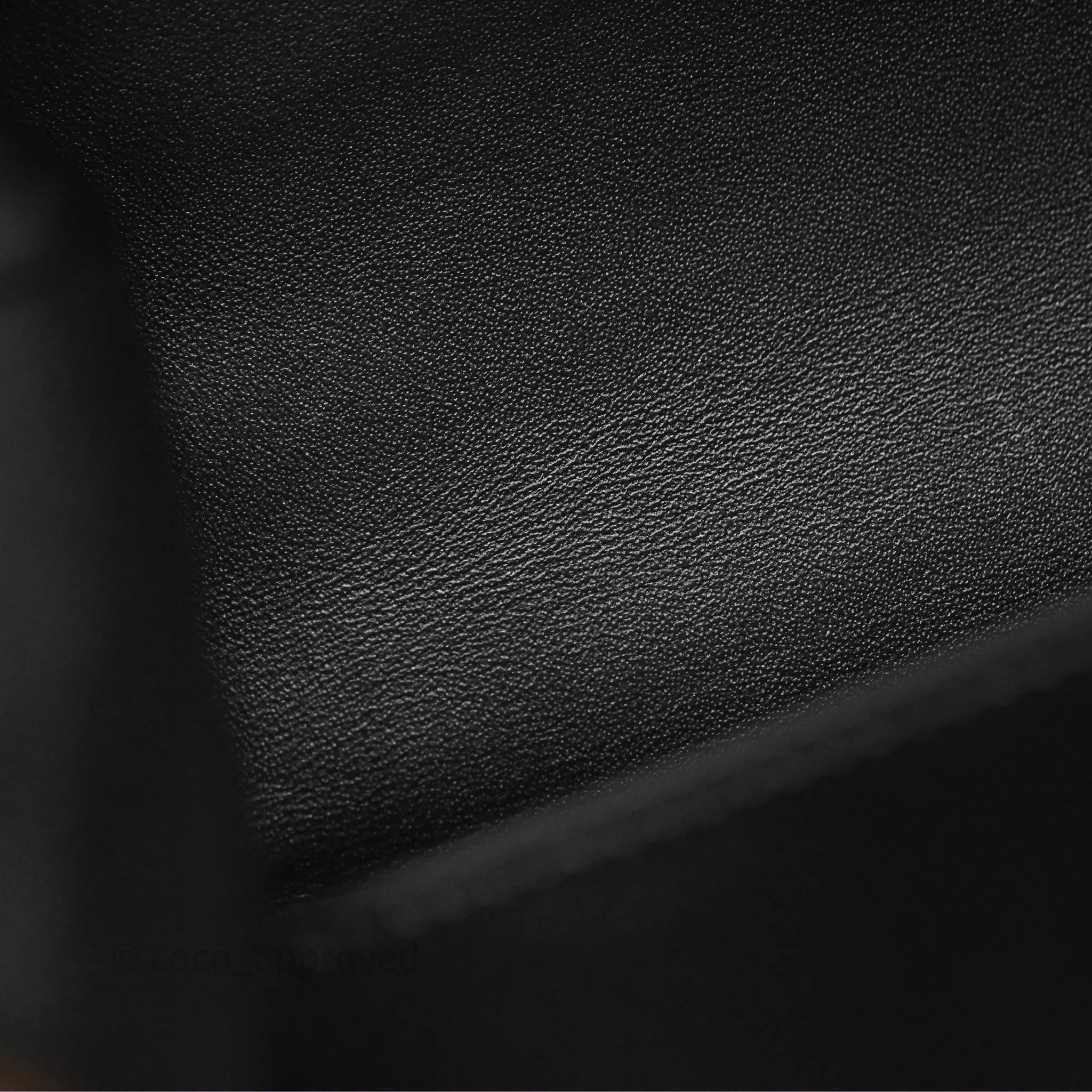 Celine Triomphe Chain Shoulder Bag So Black Shiny Calfskin