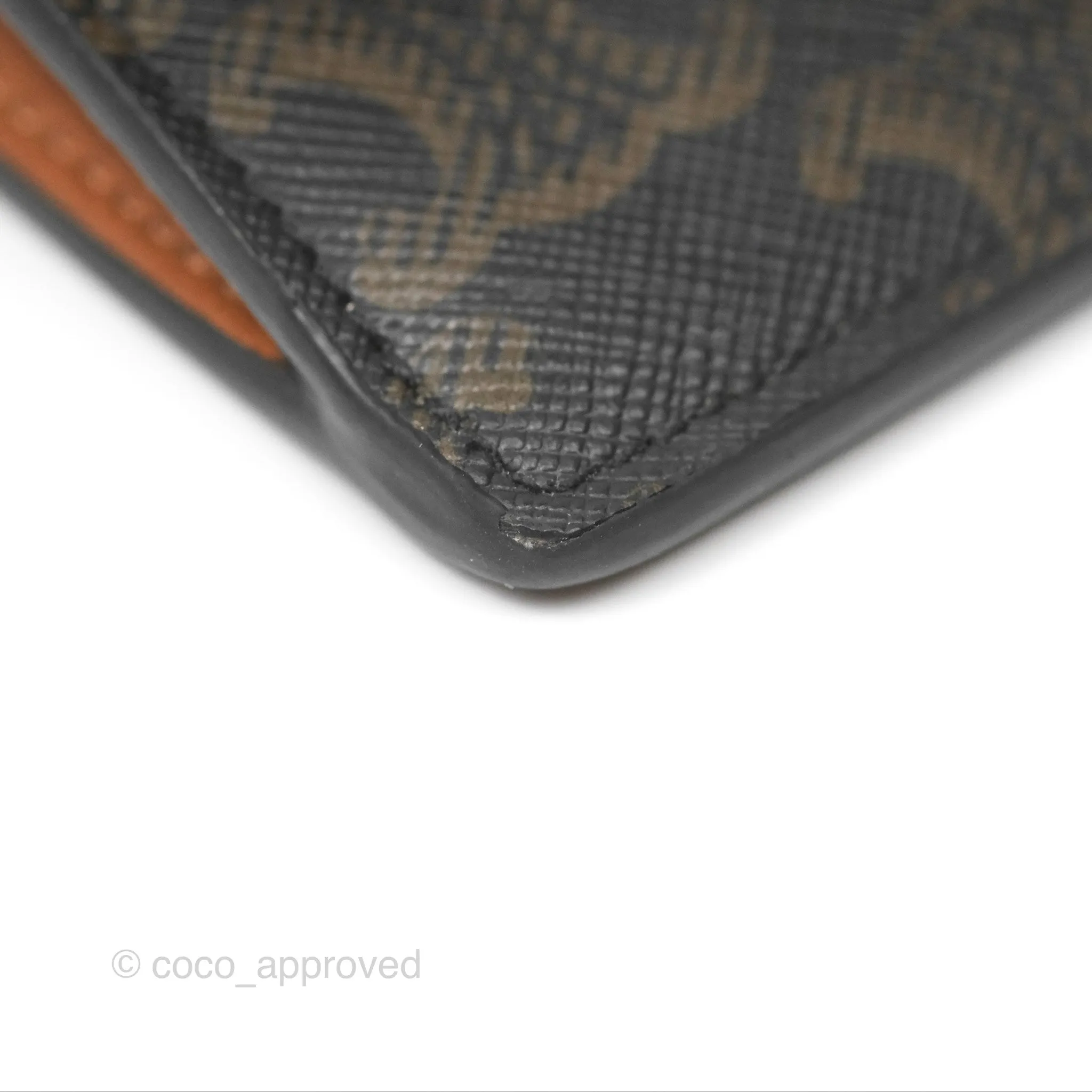 Celine Triomphe Flap Card Holder Triomphe Canvas Tan