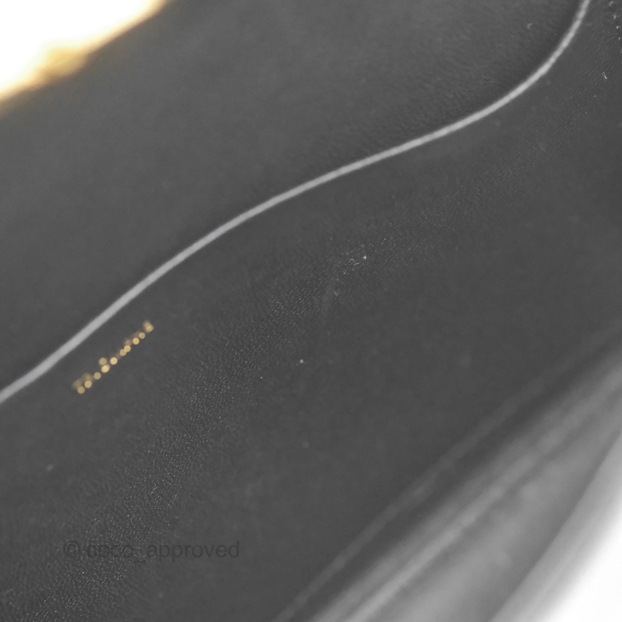 Celine Triomphe Shoulder Bag Black Calfskin