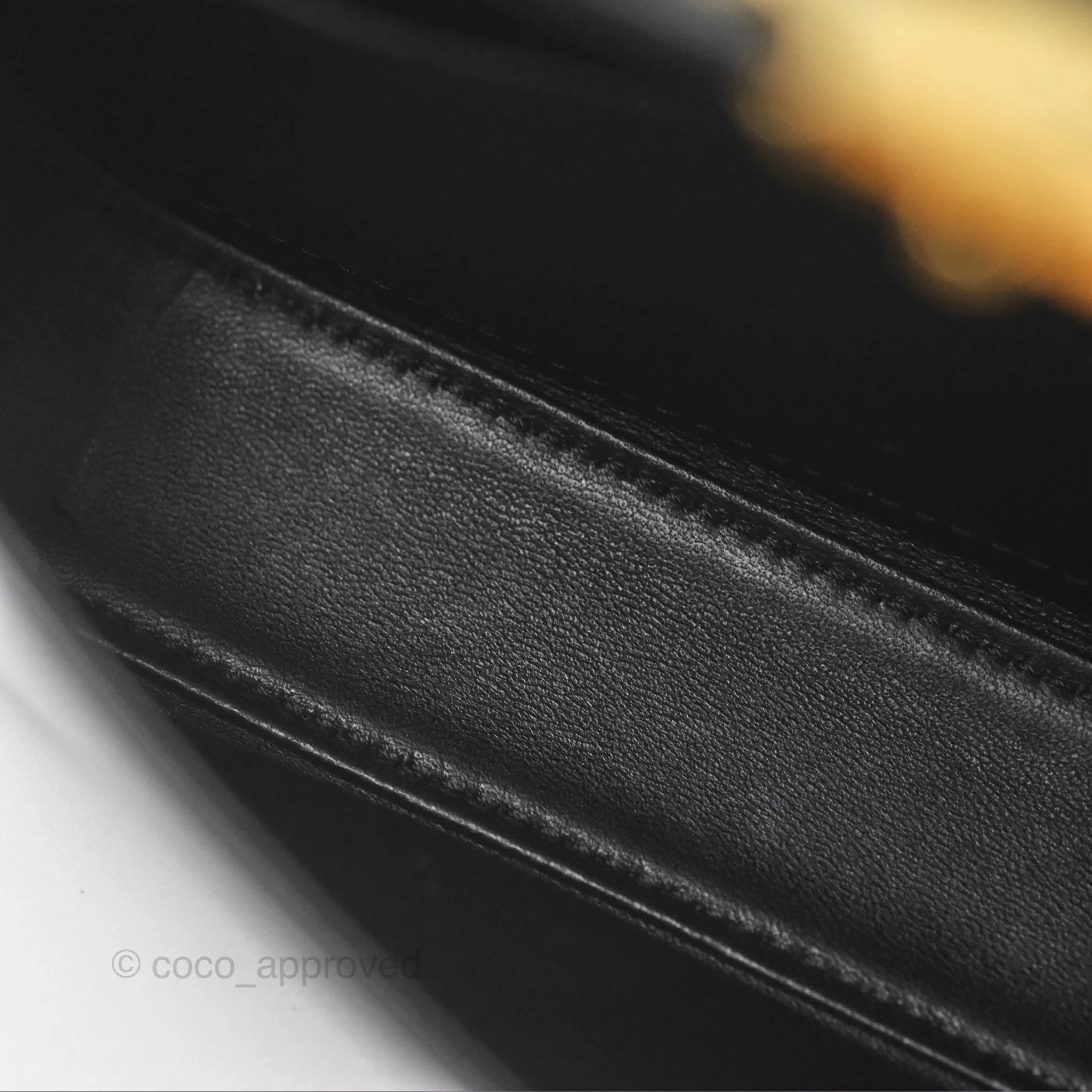 Celine Triomphe Shoulder Bag Black Calfskin