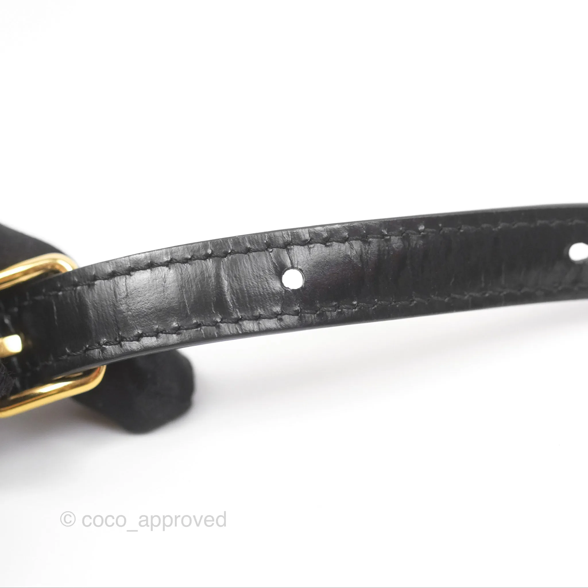 Celine Triomphe Shoulder Bag Black Calfskin