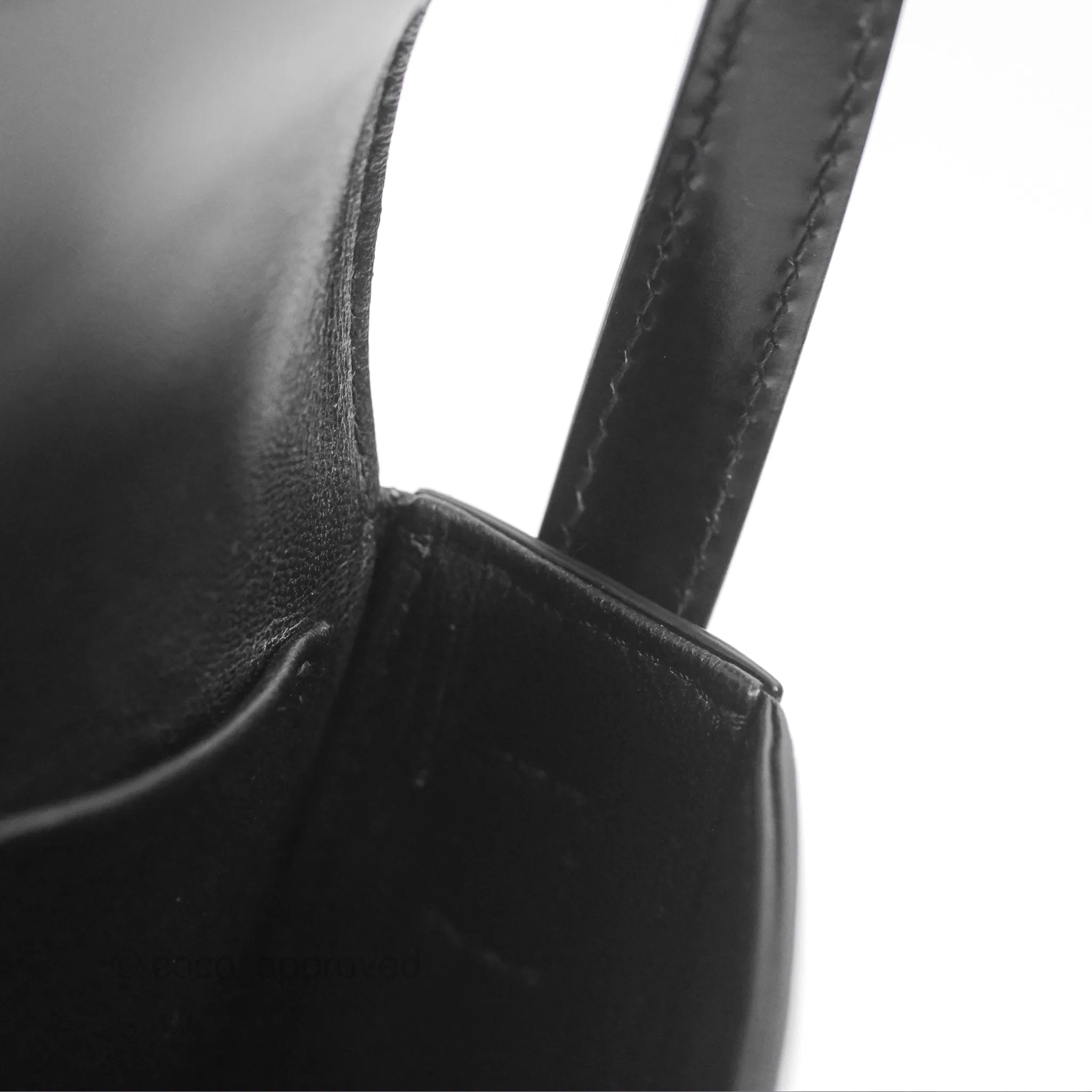 Celine Triomphe Shoulder Bag Black Calfskin