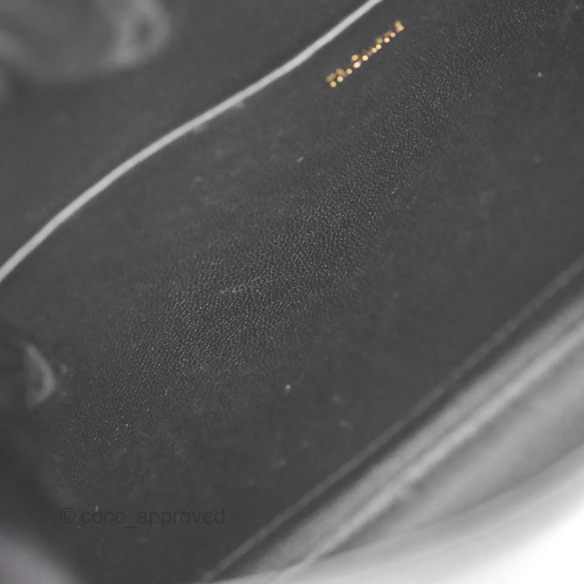 Celine Triomphe Shoulder Bag Black Calfskin