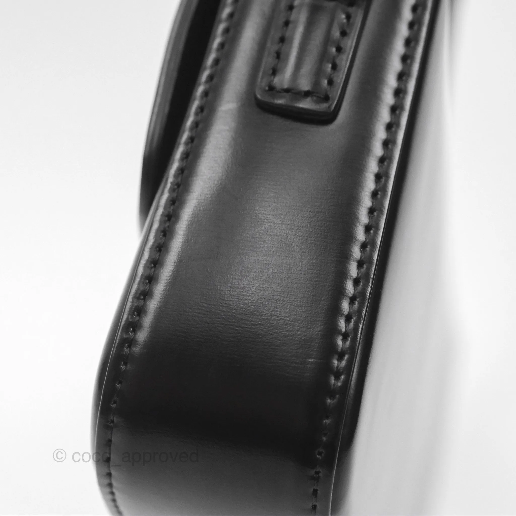 Celine Triomphe Shoulder Bag Black Calfskin
