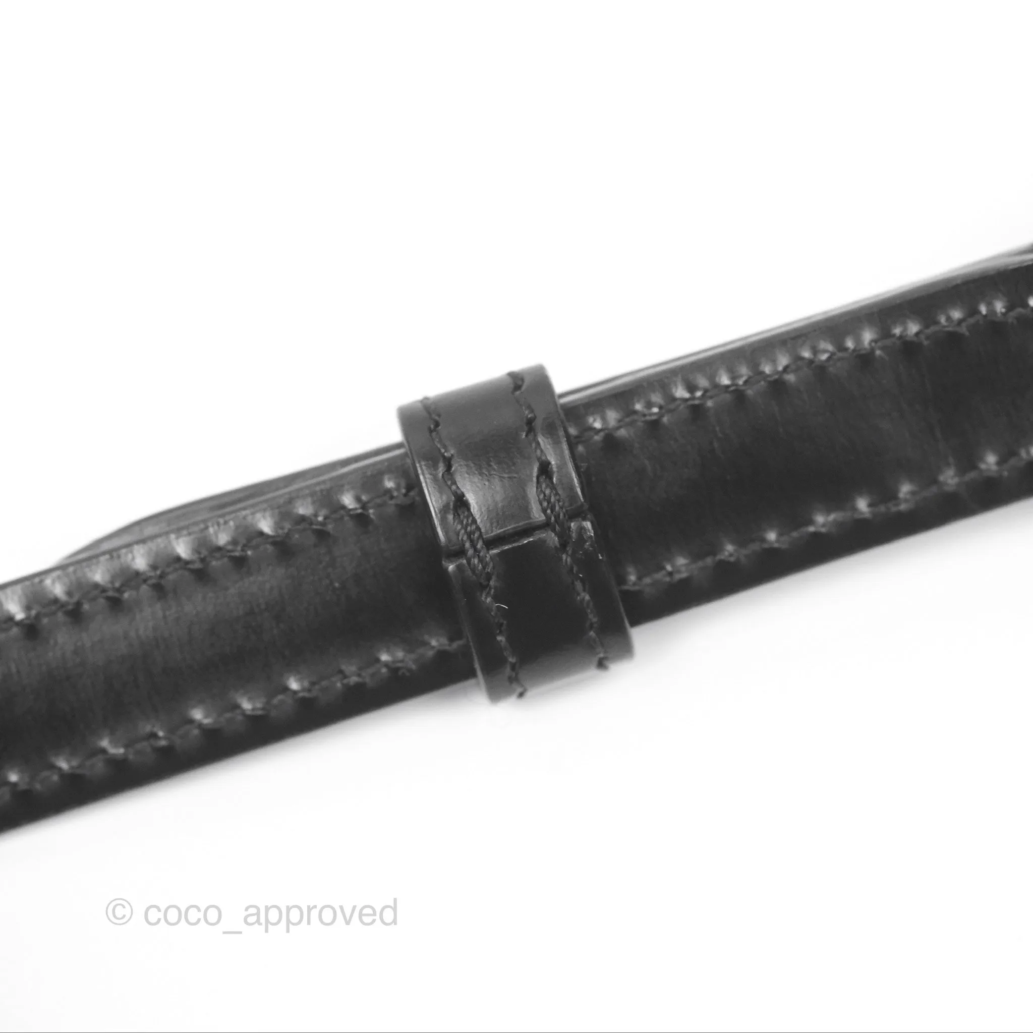 Celine Triomphe Shoulder Bag Black Calfskin