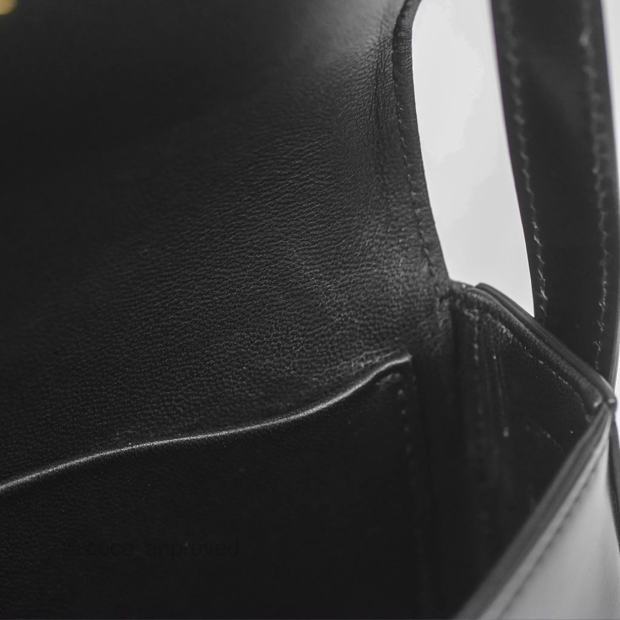 Celine Triomphe Shoulder Bag Black Calfskin