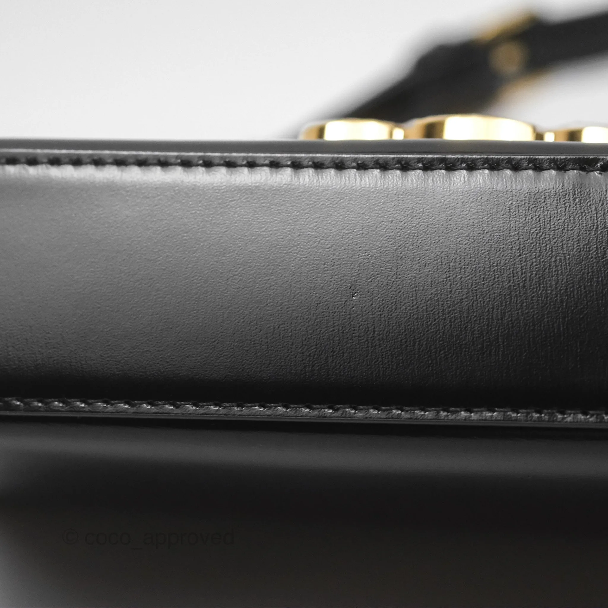 Celine Triomphe Shoulder Bag Black Calfskin