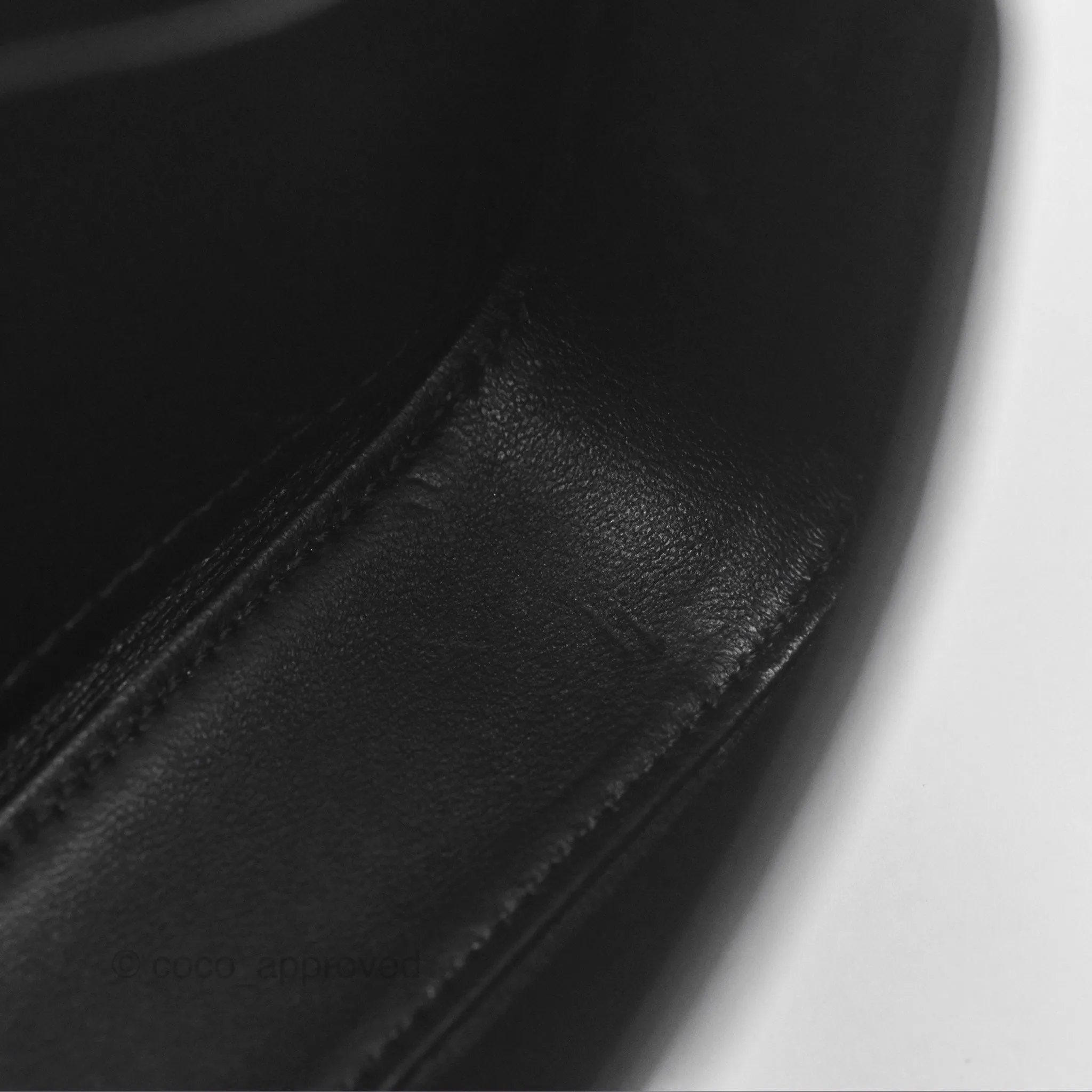 Celine Triomphe Shoulder Bag Black Calfskin