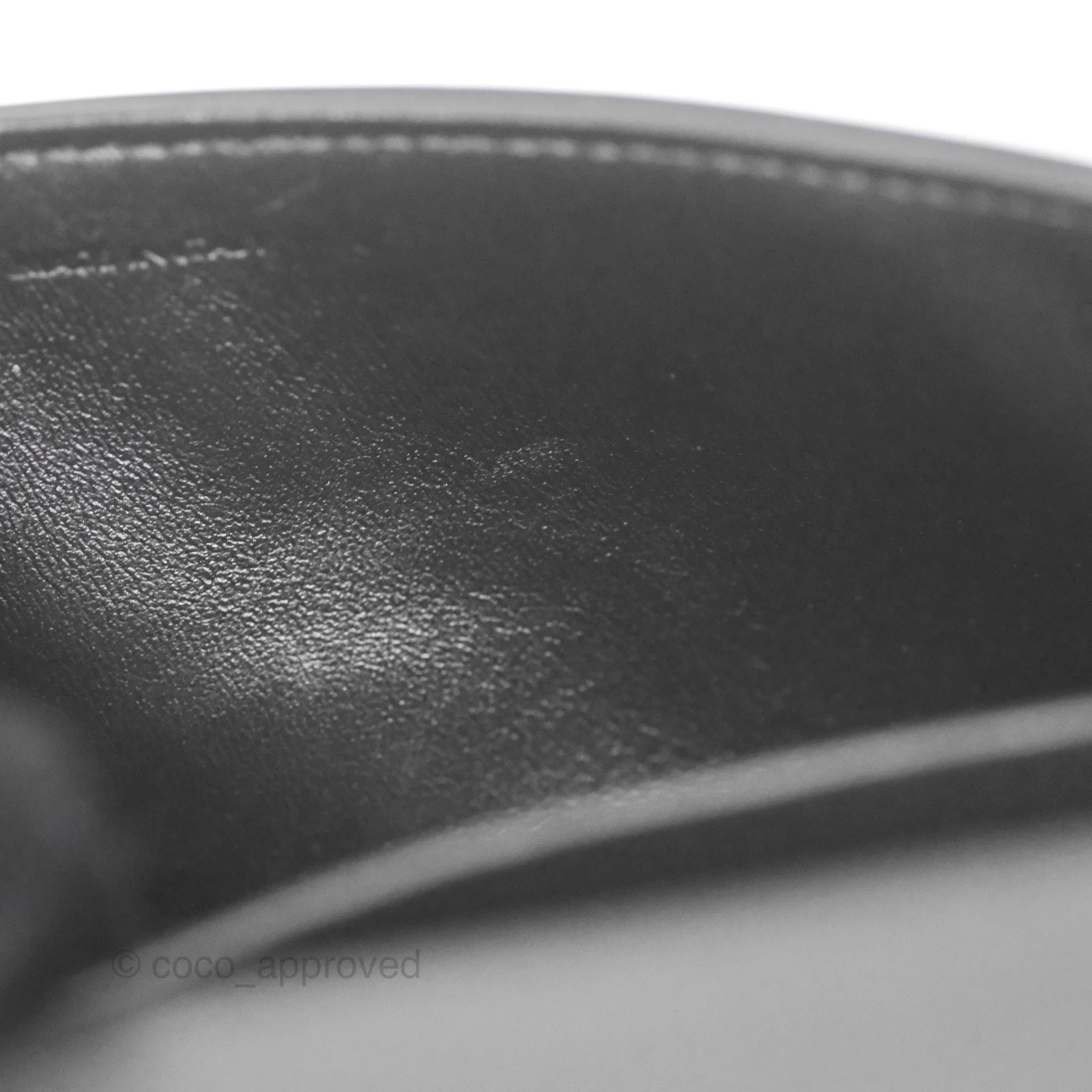 Celine Triomphe Shoulder Bag Black Calfskin
