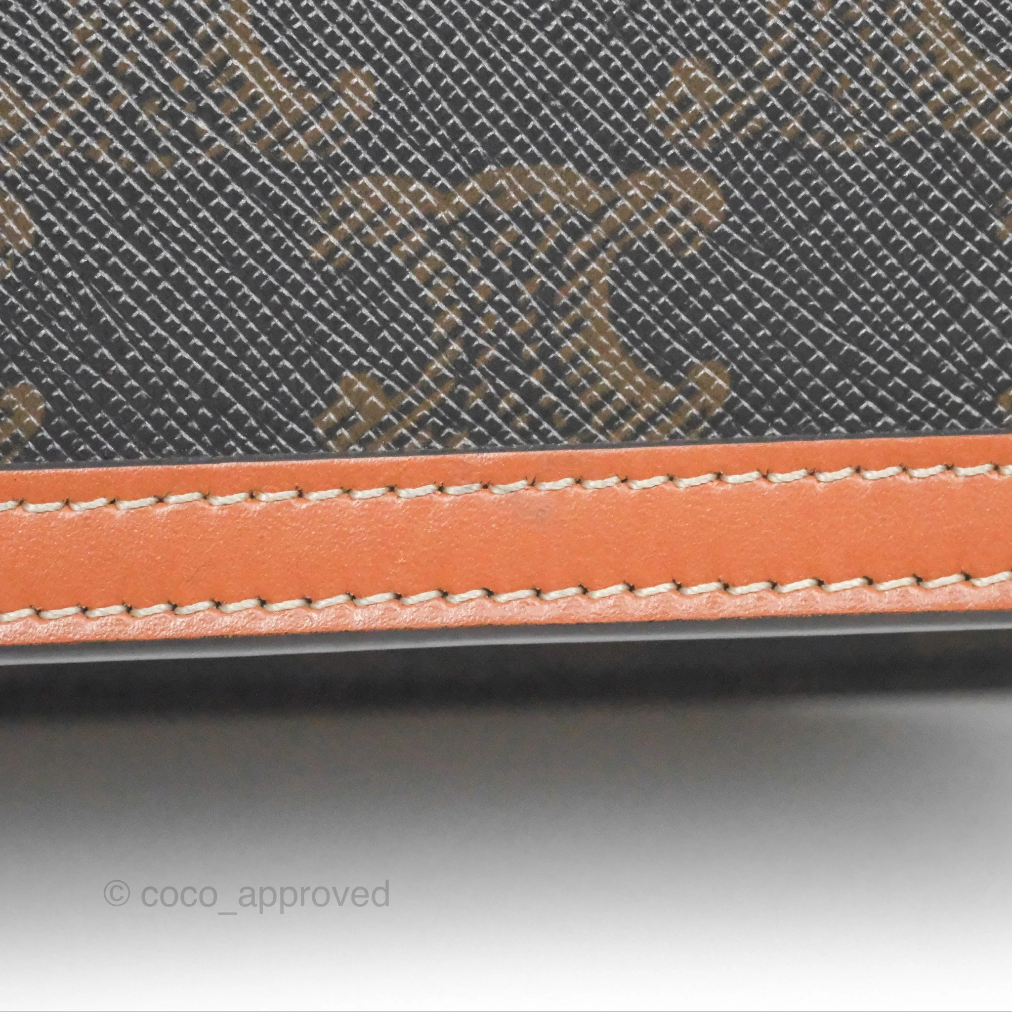 Celine Triomphe Wallet On Chain Canvas Tan Calfskin