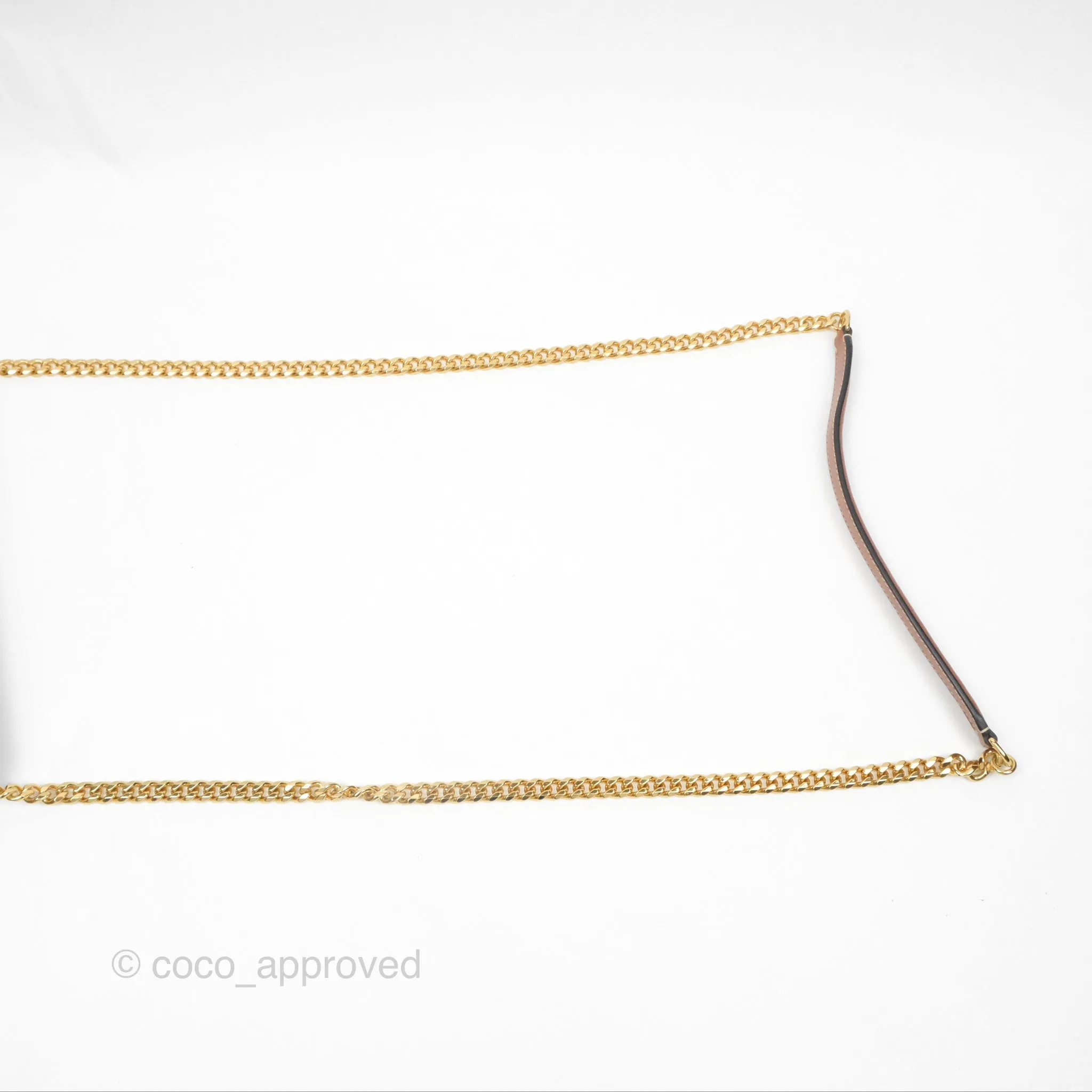 Celine Triomphe Wallet On Chain Canvas Tan Calfskin