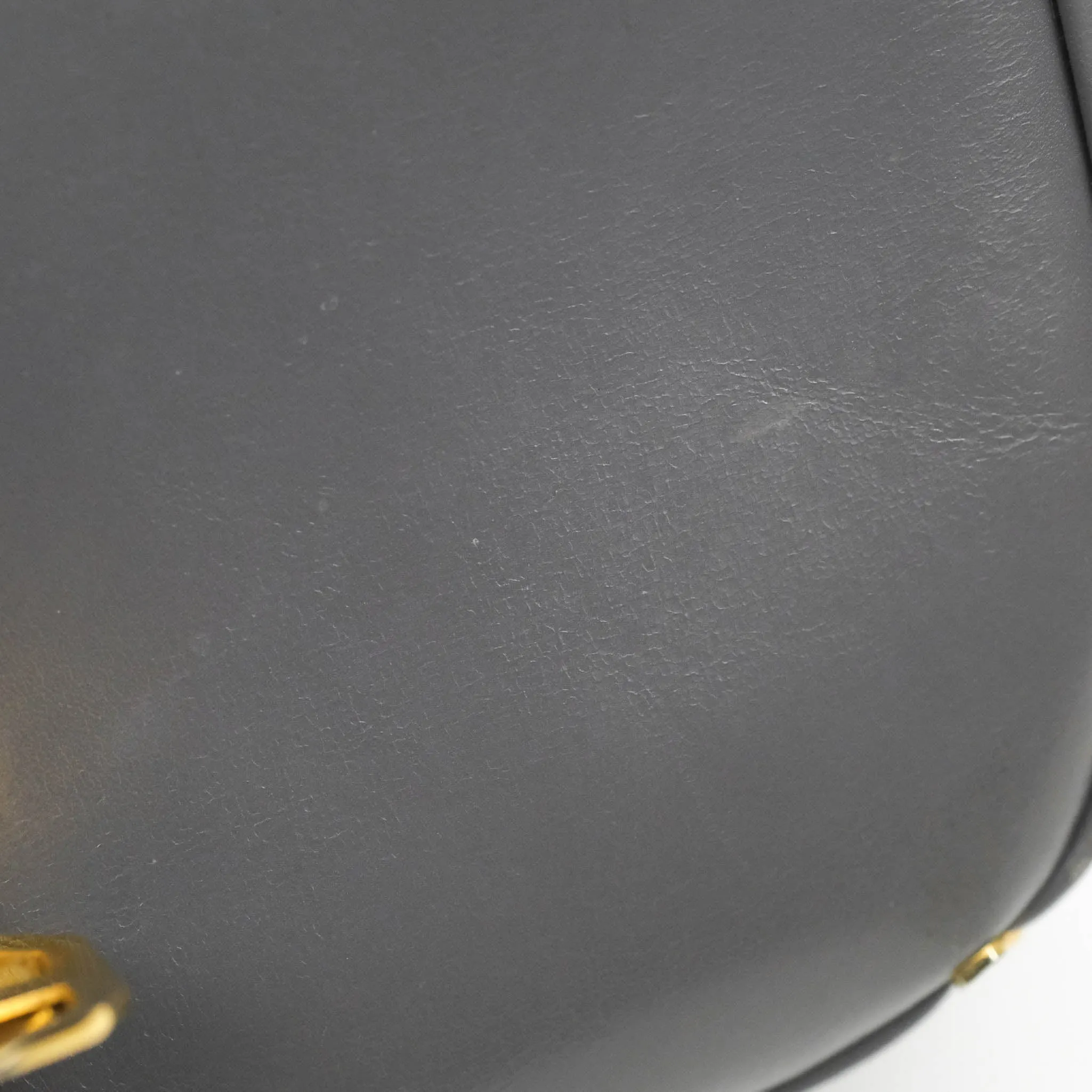 Celine Vintage Royal Triomphe Lock Crossbody Bag Grey