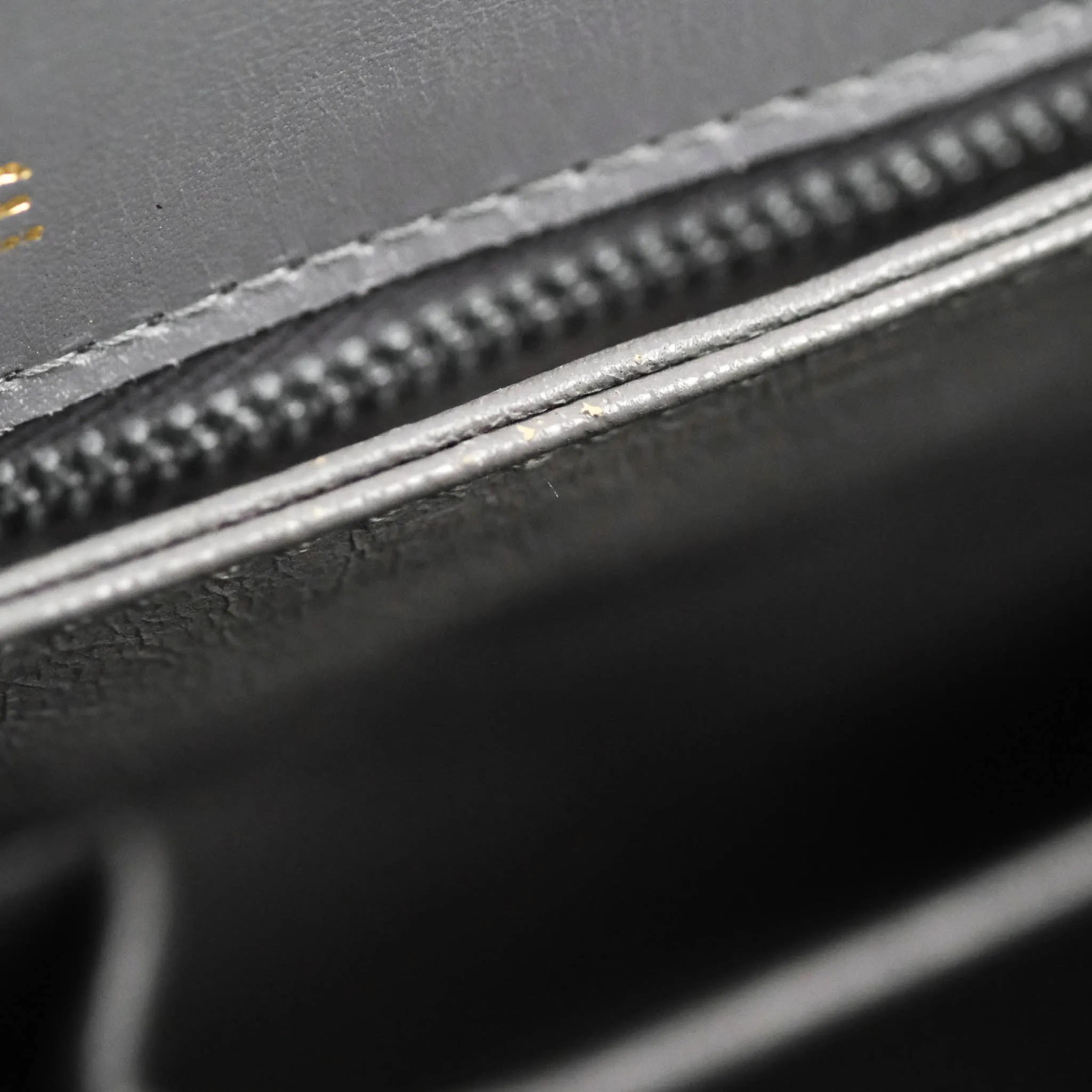 Celine Vintage Royal Triomphe Lock Crossbody Bag Grey