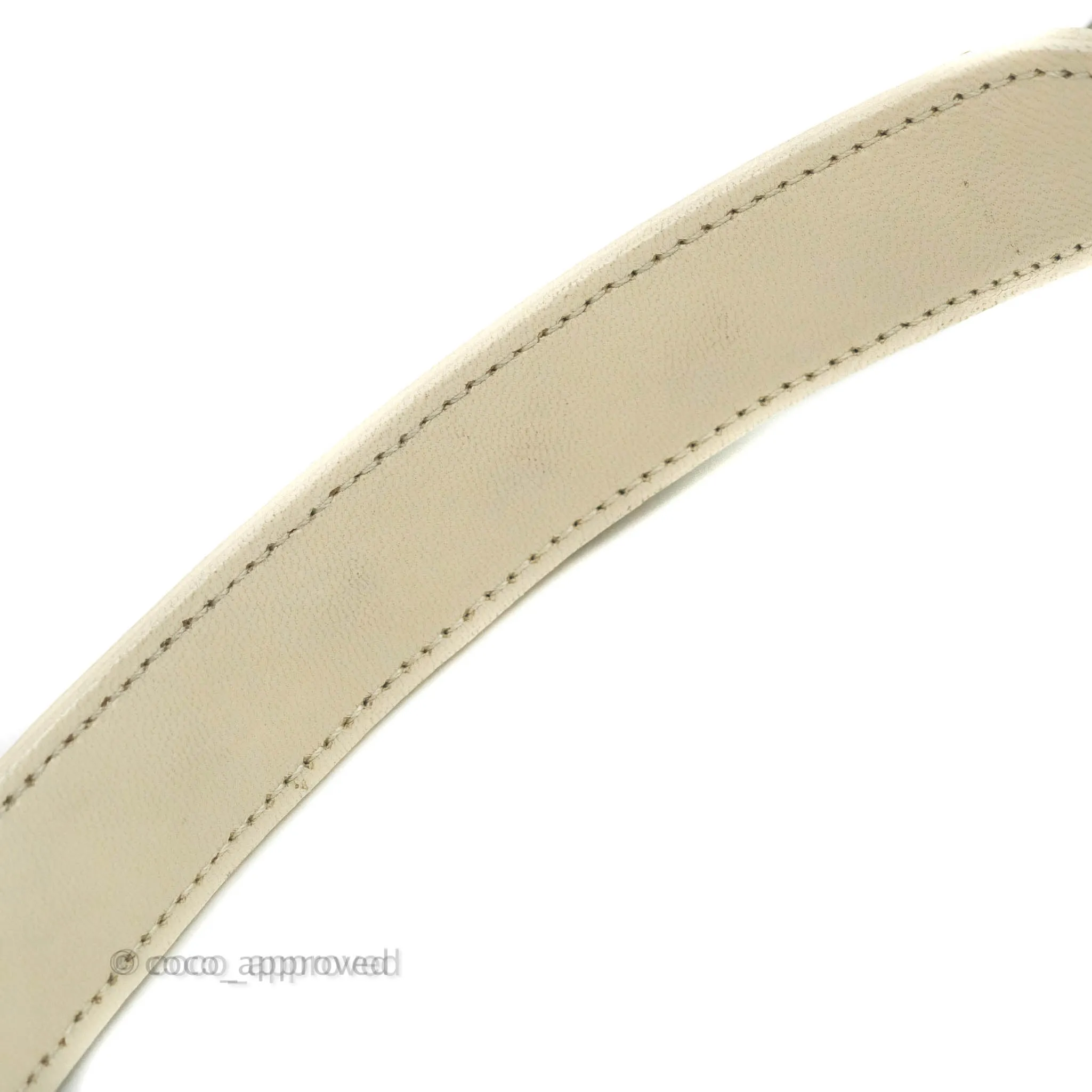 Chanel 19 Medium Beige Cream Goatskin Mixed Hardware