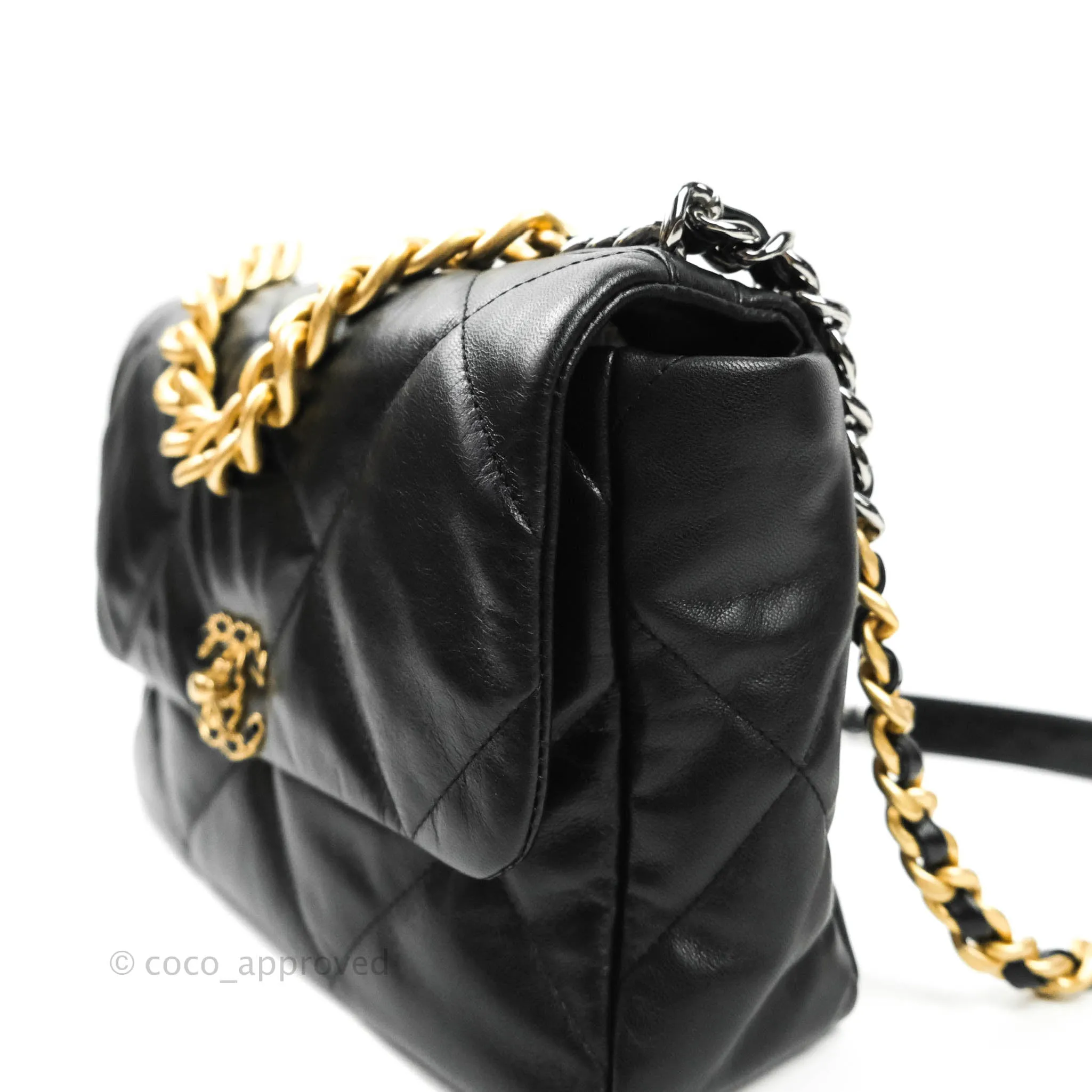 Chanel 19 Medium Black Mixed Hardware