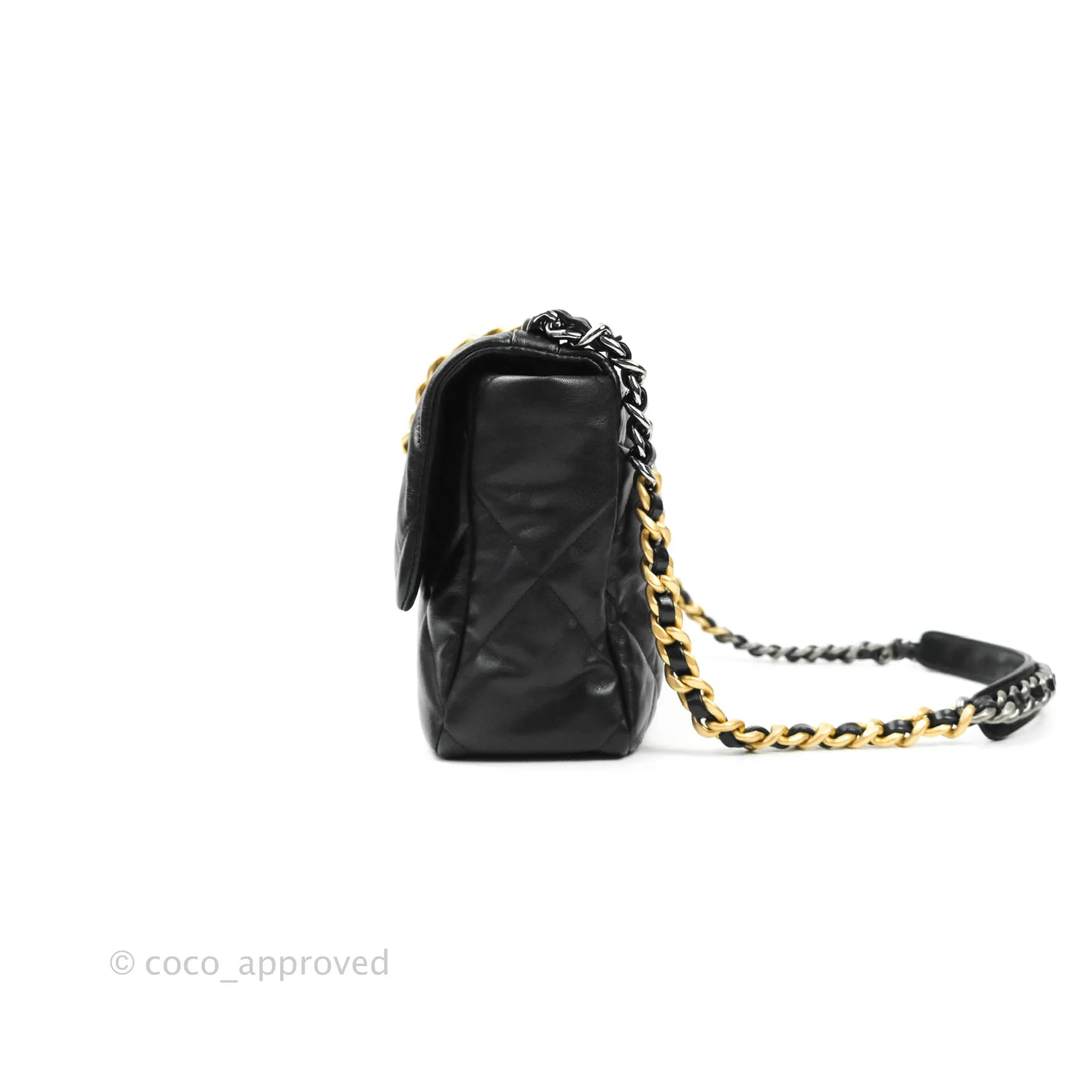 Chanel 19 Medium Black Mixed Hardware