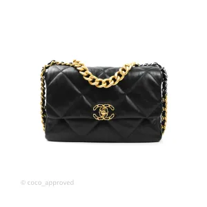 Chanel 19 Medium Black Mixed Hardware