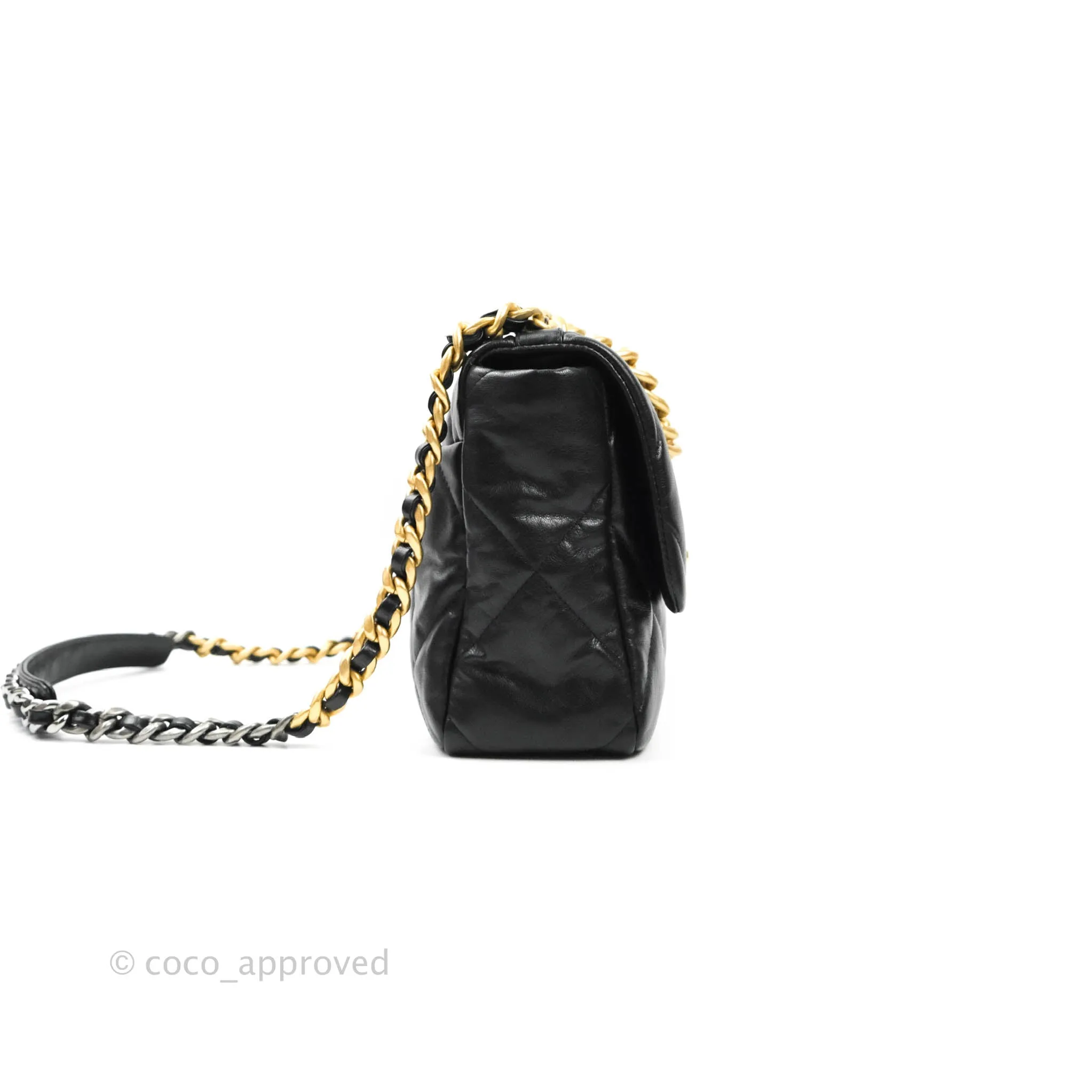 Chanel 19 Medium Black Mixed Hardware