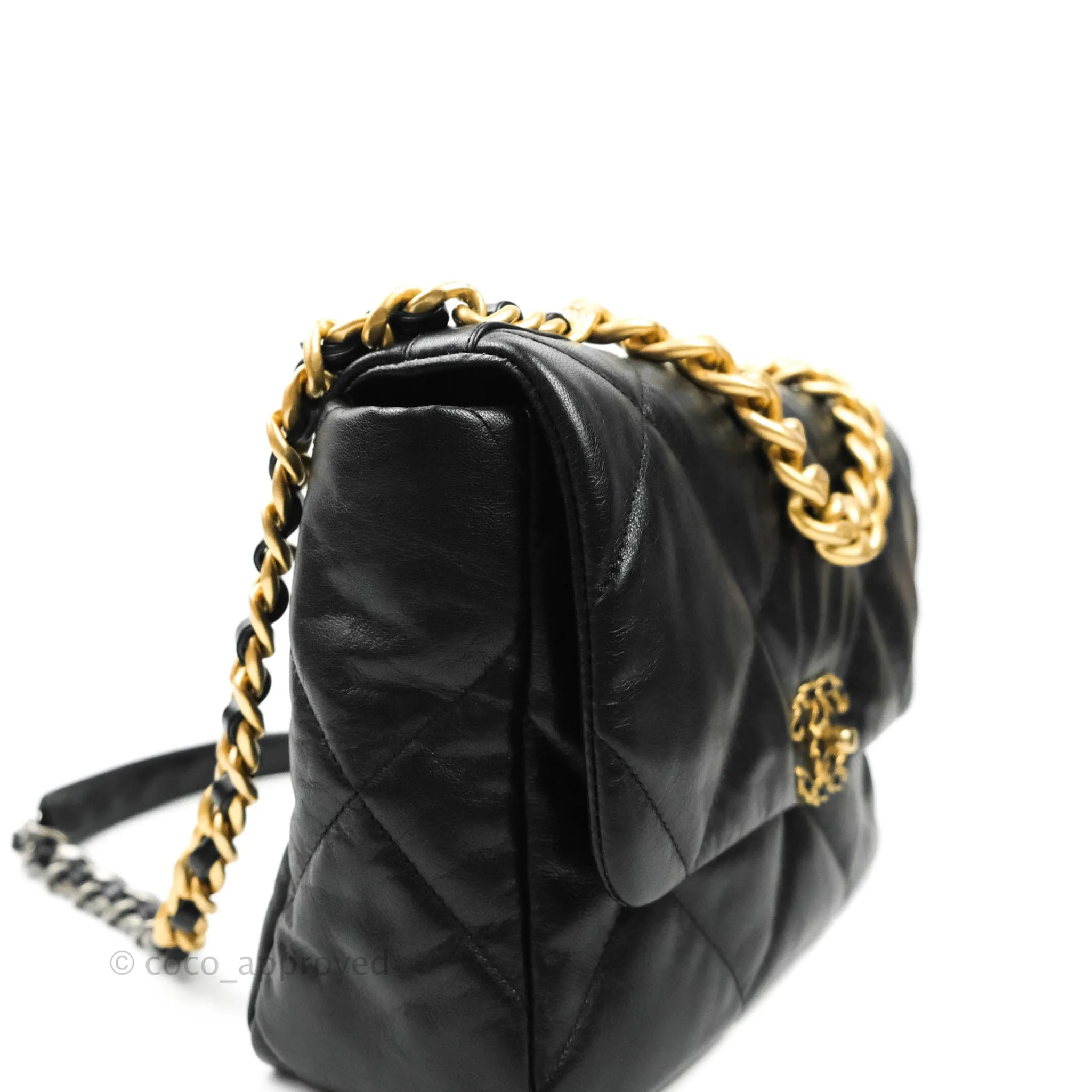 Chanel 19 Medium Black Mixed Hardware