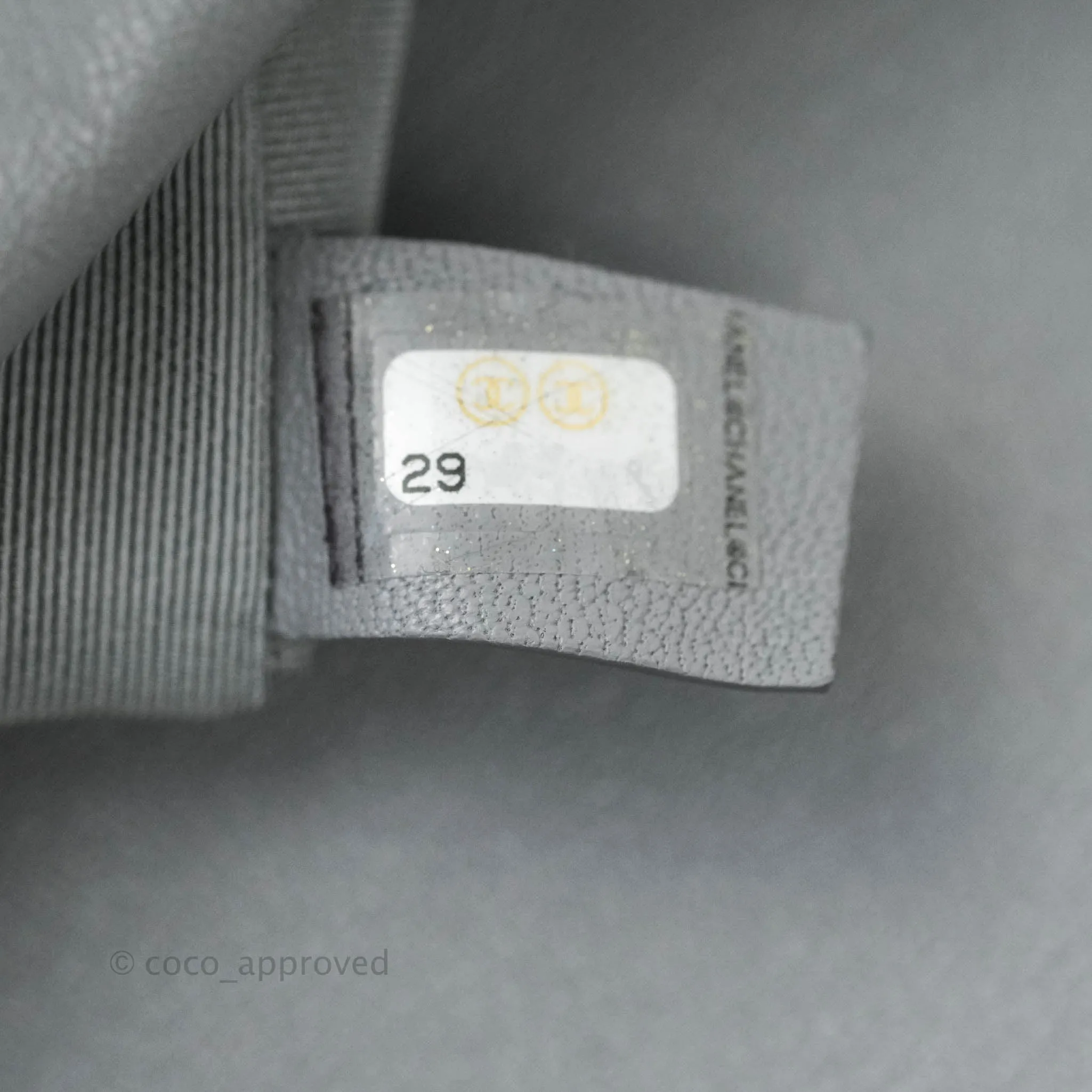Chanel 19 Medium Grey Mixed Hardware Goatskin