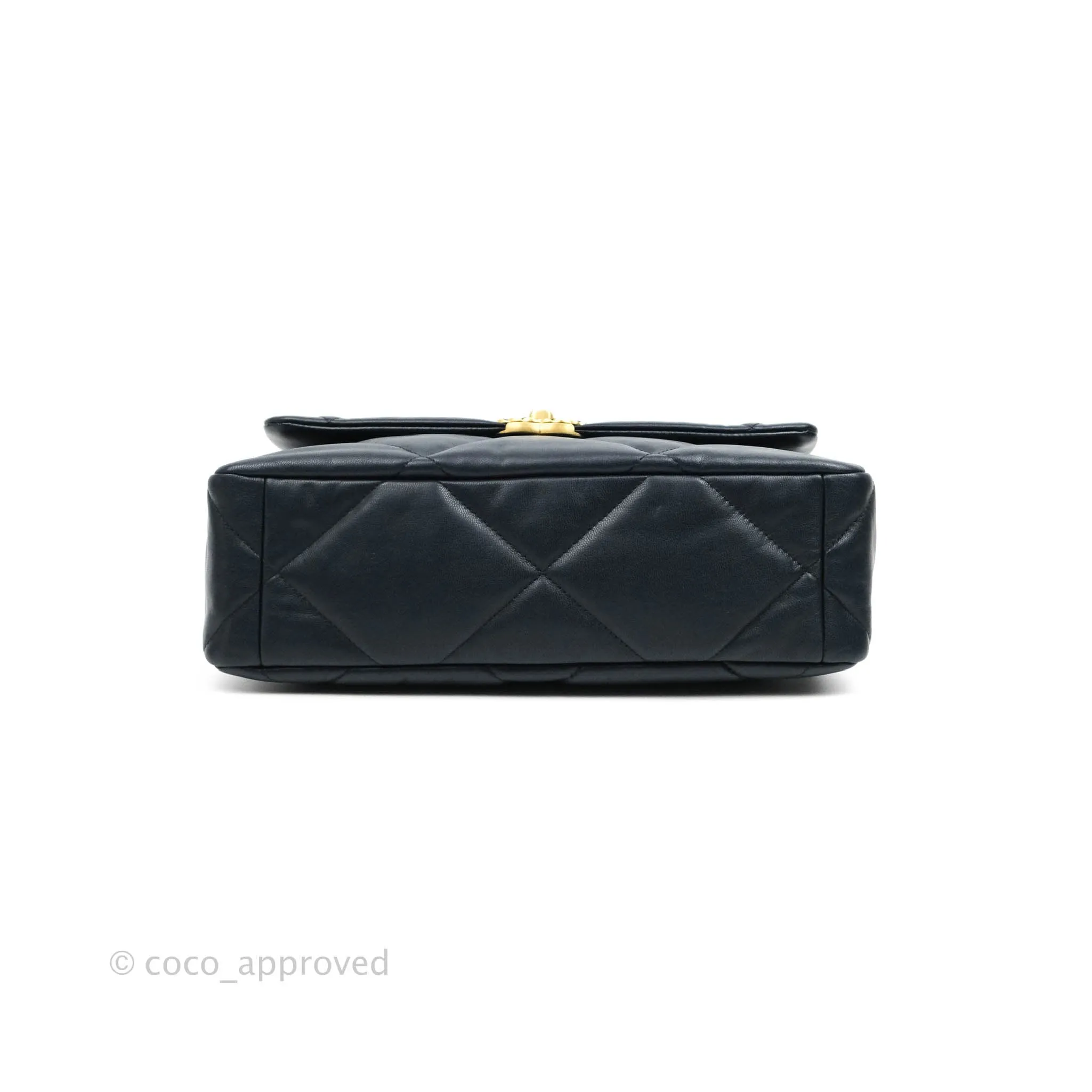 Chanel 19 Medium Navy Goatskin Mixed Hardware 20A