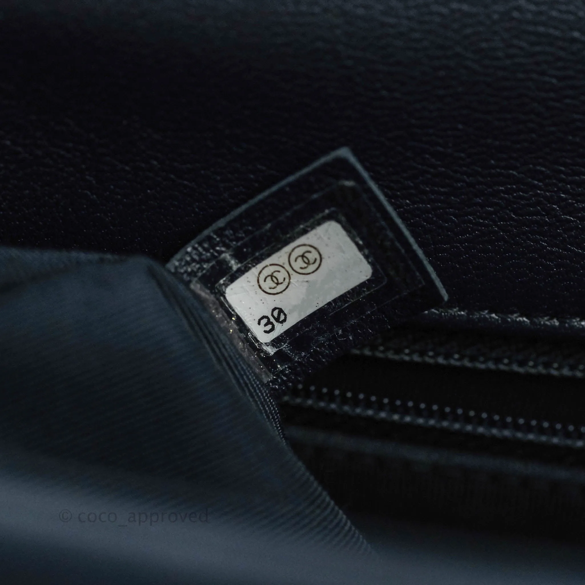 Chanel 19 Medium Navy Mixed Hardware Goatskin