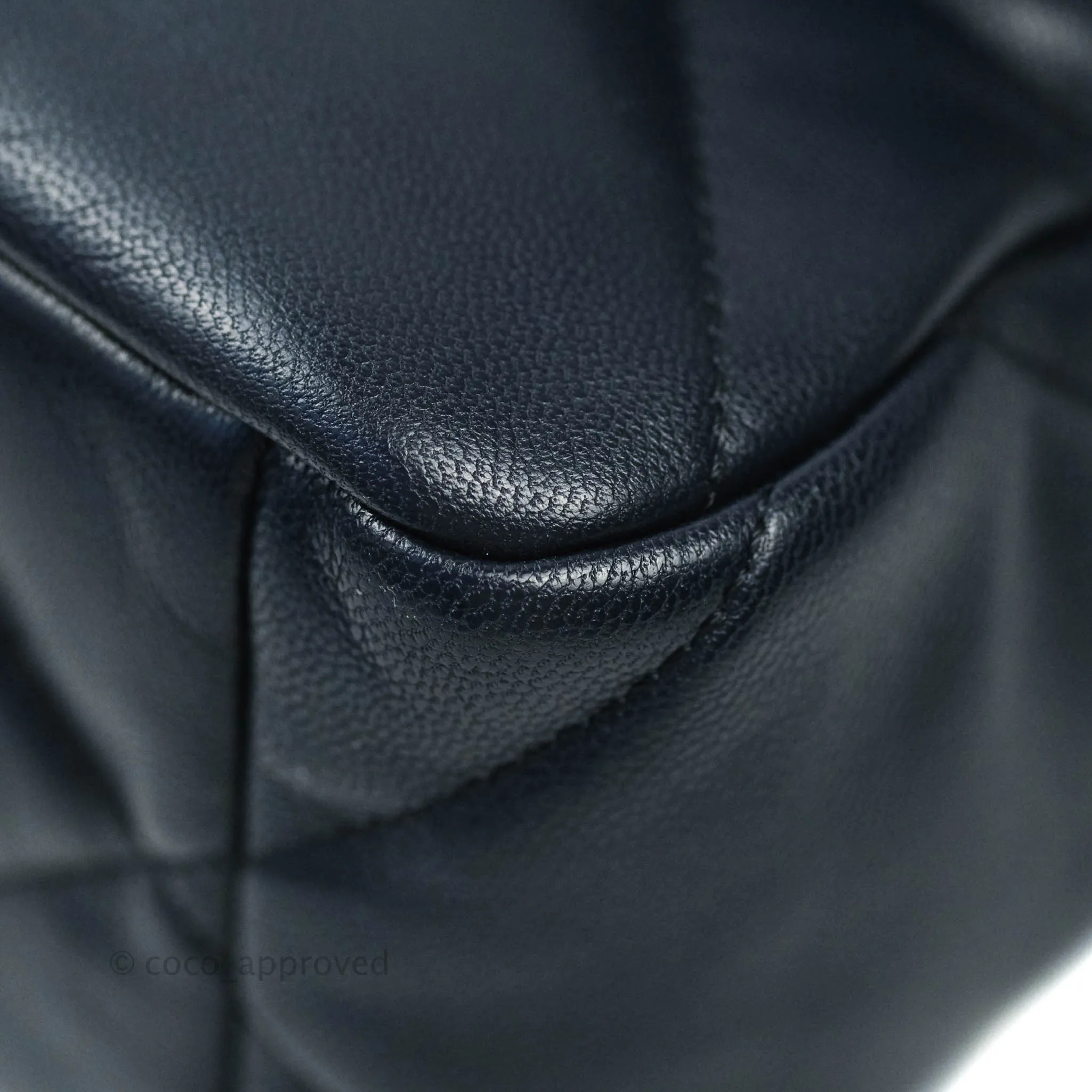 Chanel 19 Medium Navy Mixed Hardware Goatskin