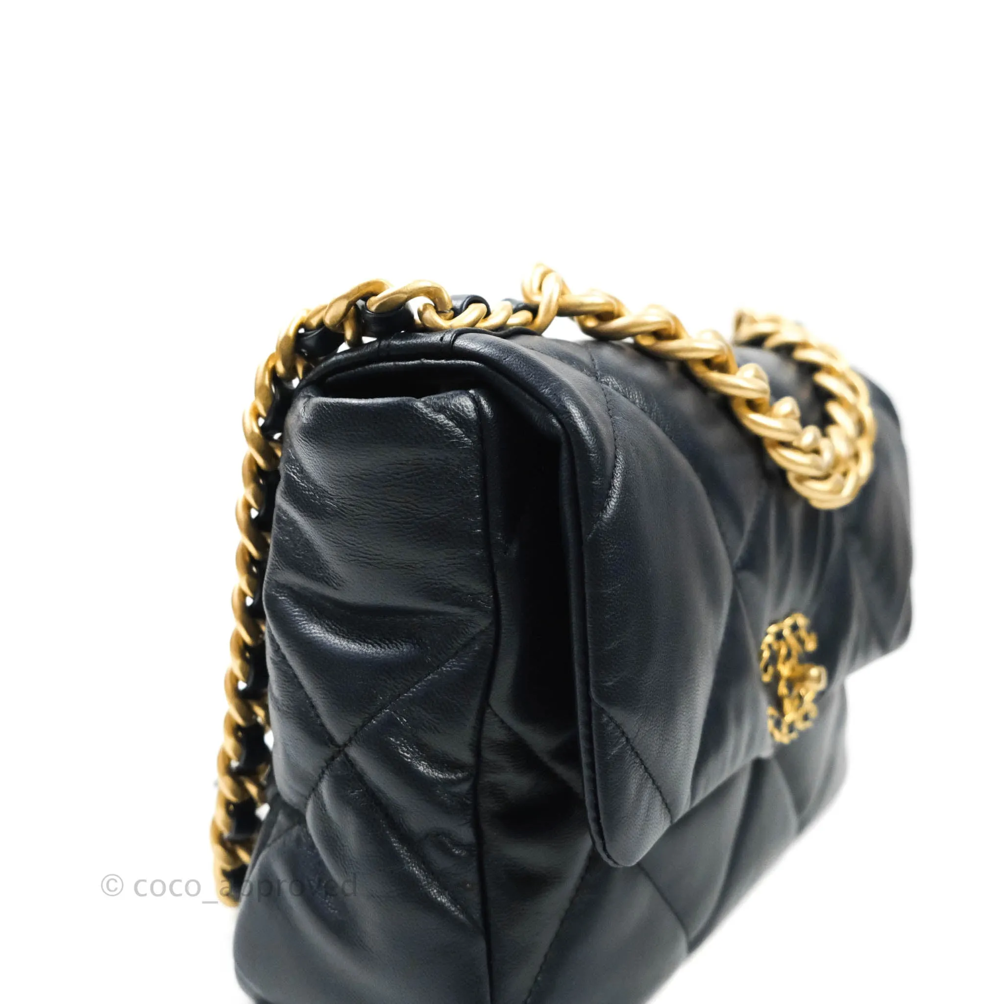 Chanel 19 Medium Navy Mixed Hardware