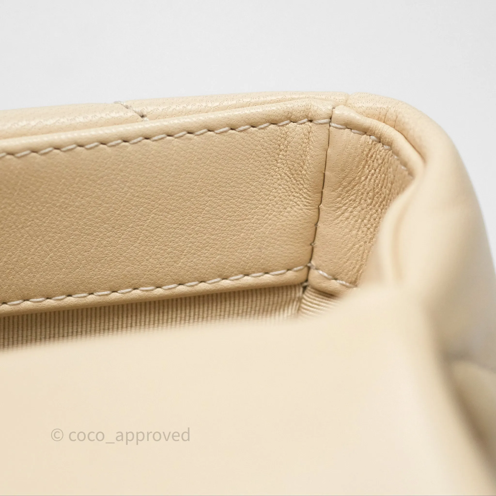 Chanel 19 Small Beige Mixed Hardware