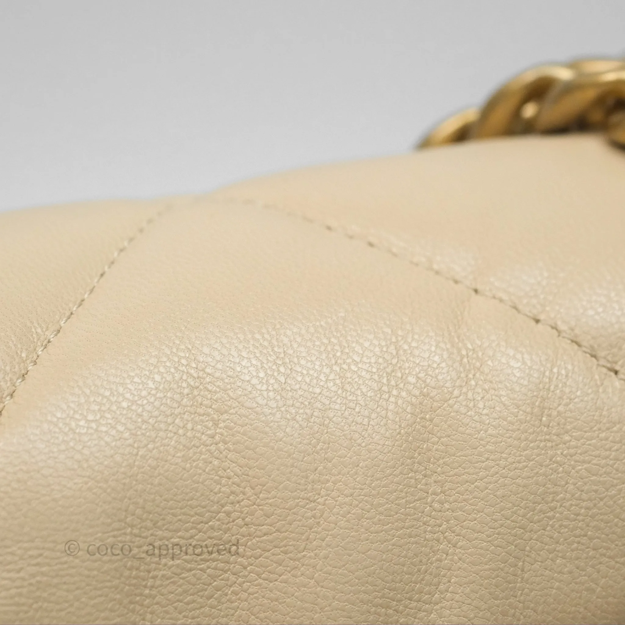 Chanel 19 Small Beige Mixed Hardware