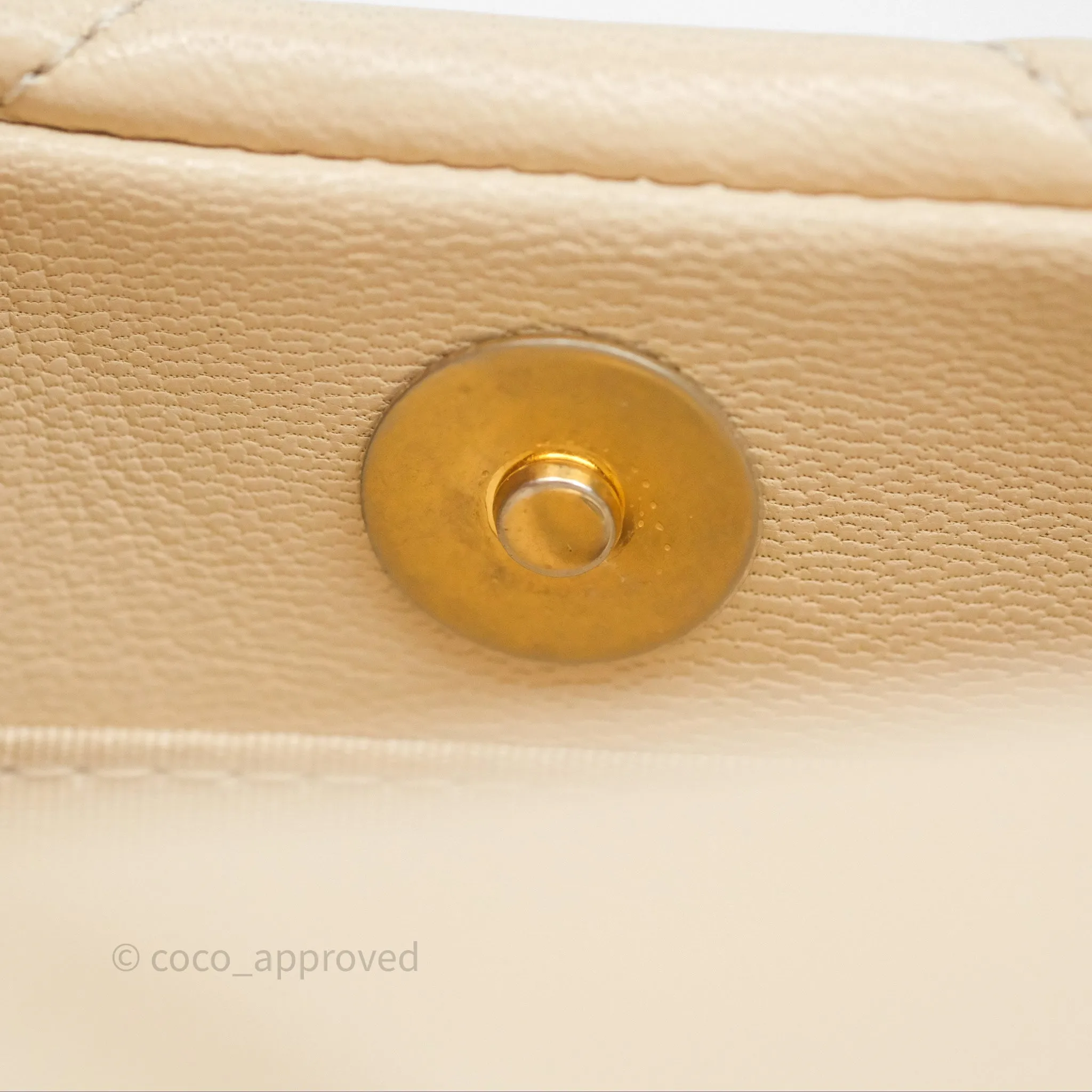 Chanel 19 Small Beige Mixed Hardware