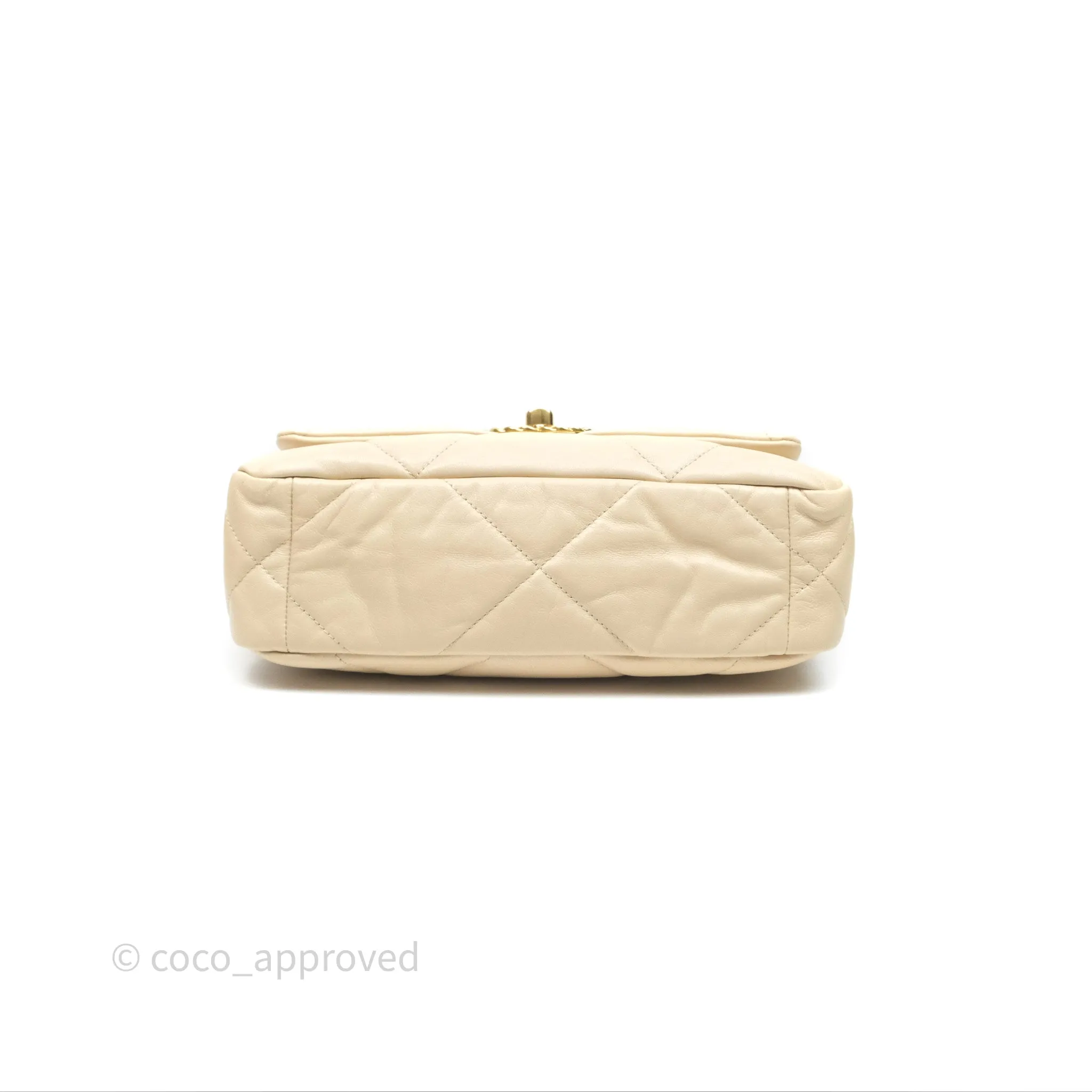 Chanel 19 Small Beige Mixed Hardware