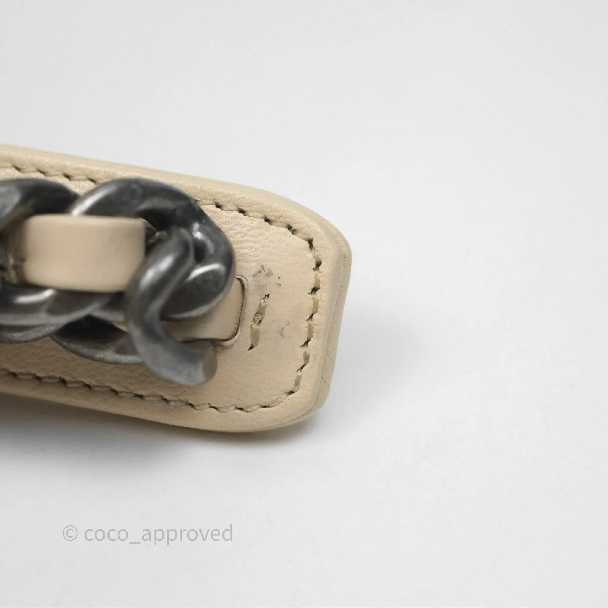 Chanel 19 Small Beige Mixed Hardware