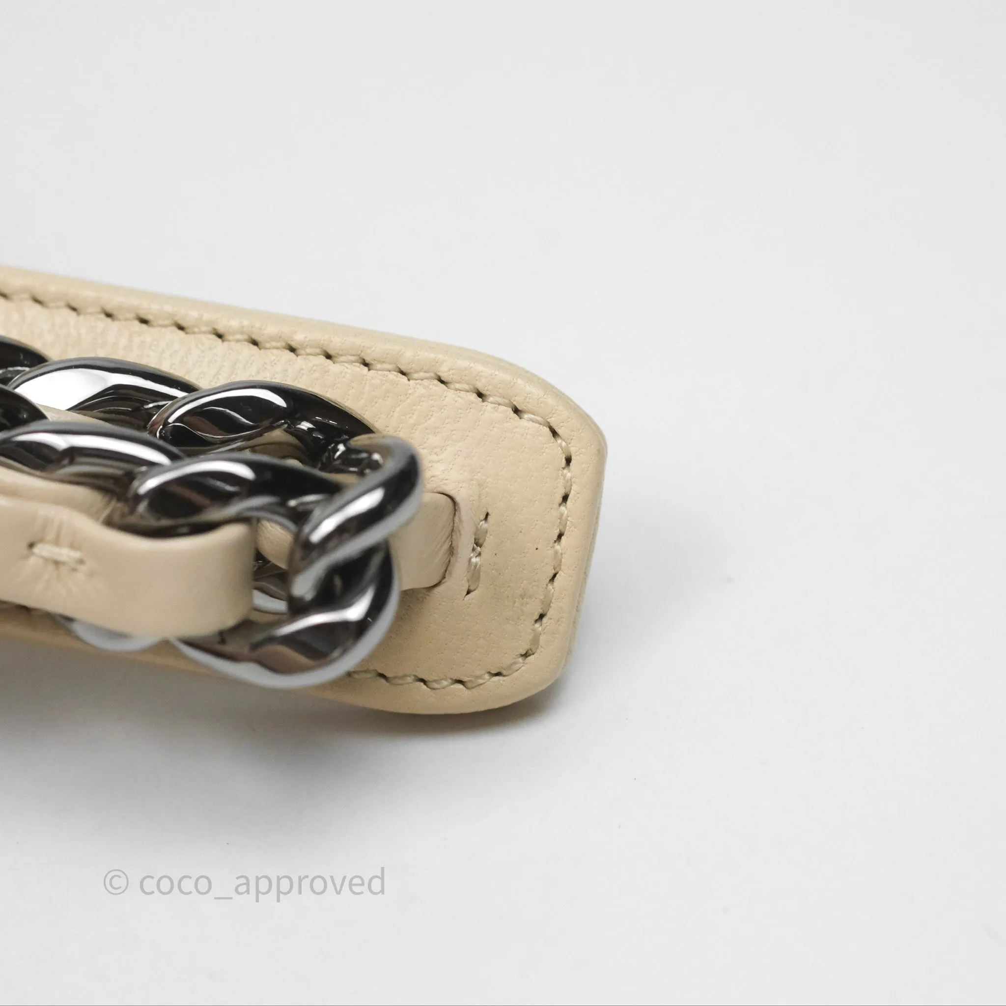 Chanel 19 Small Beige Mixed Hardware