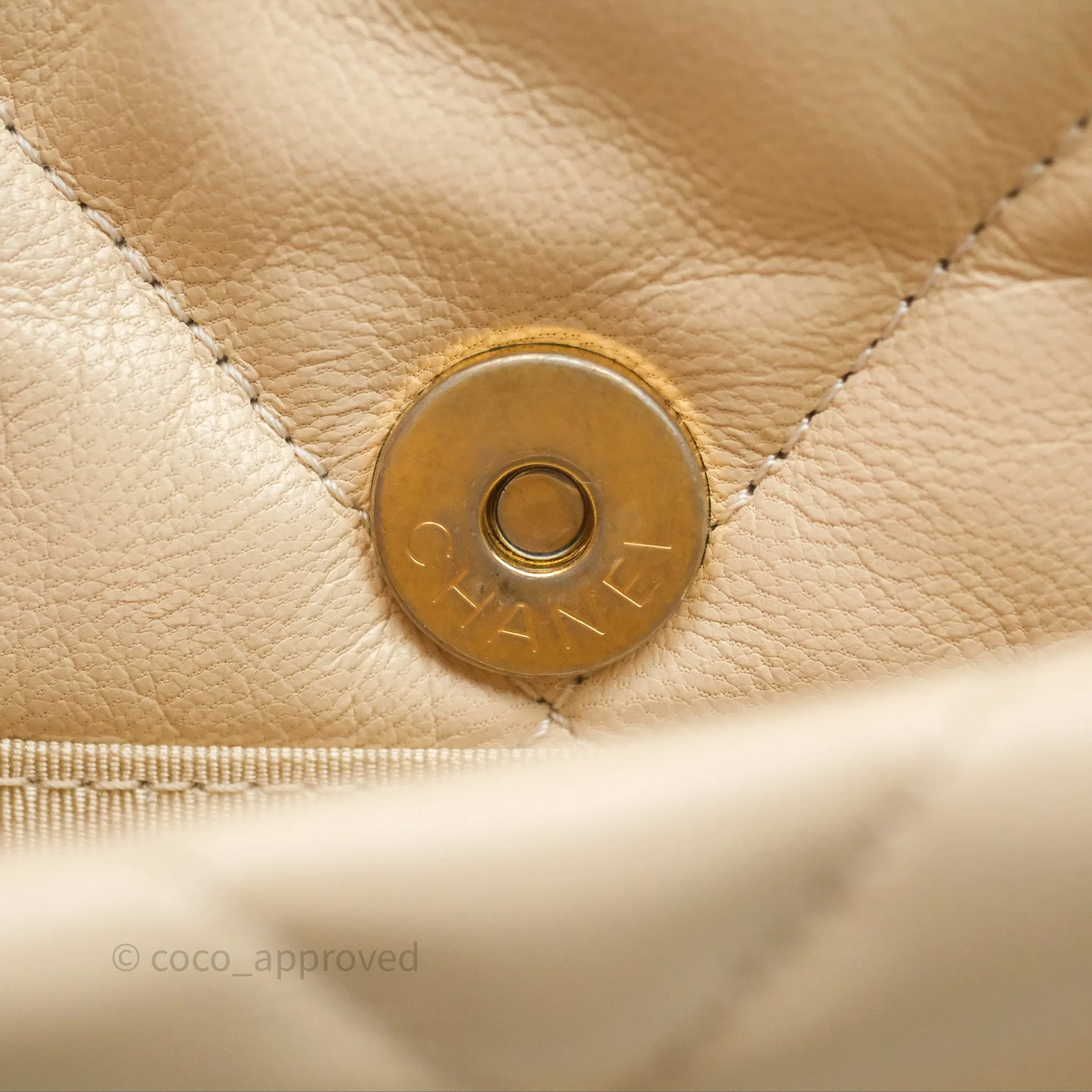 Chanel 19 Small Beige Mixed Hardware