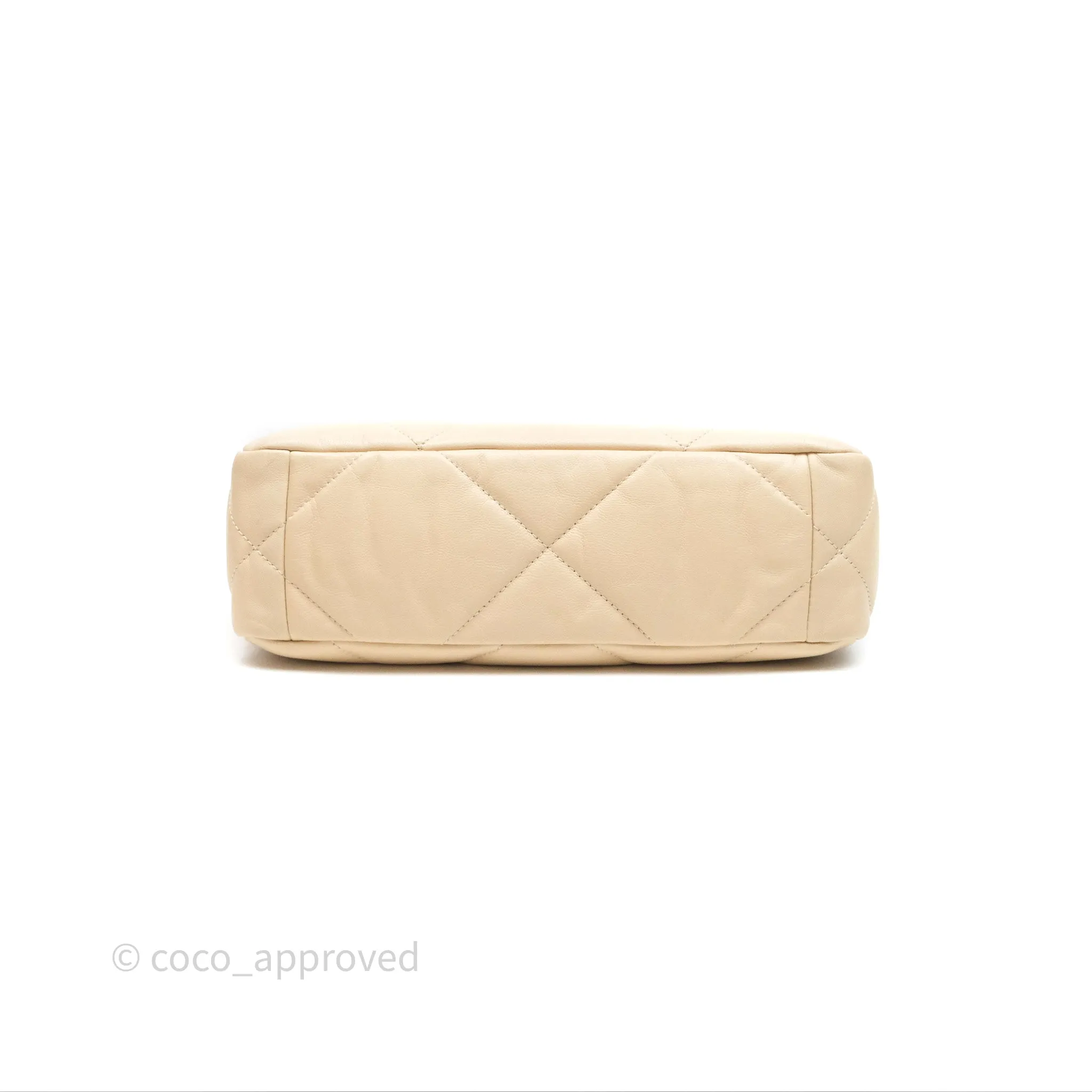 Chanel 19 Small Beige Mixed Hardware