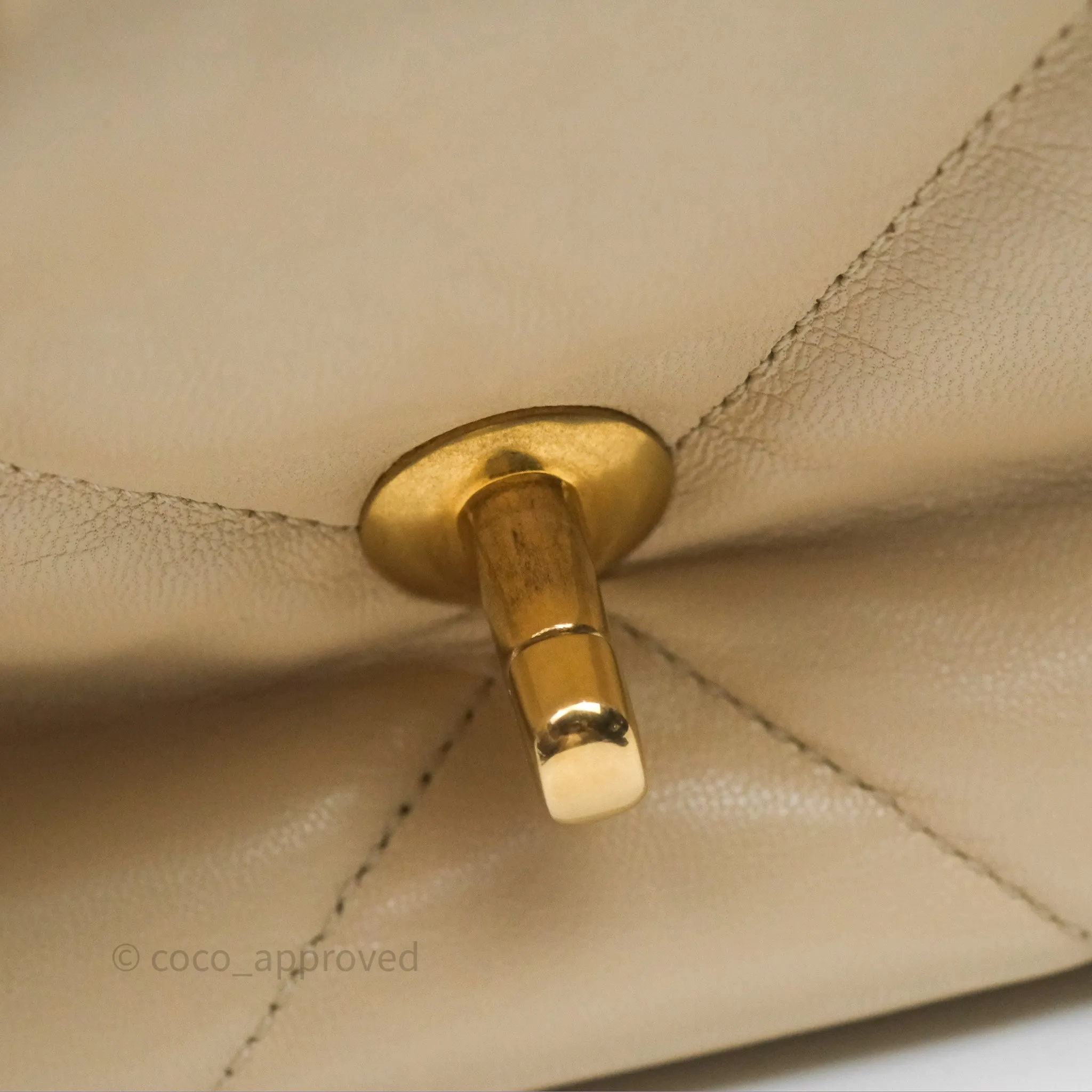 Chanel 19 Small Beige Mixed Hardware