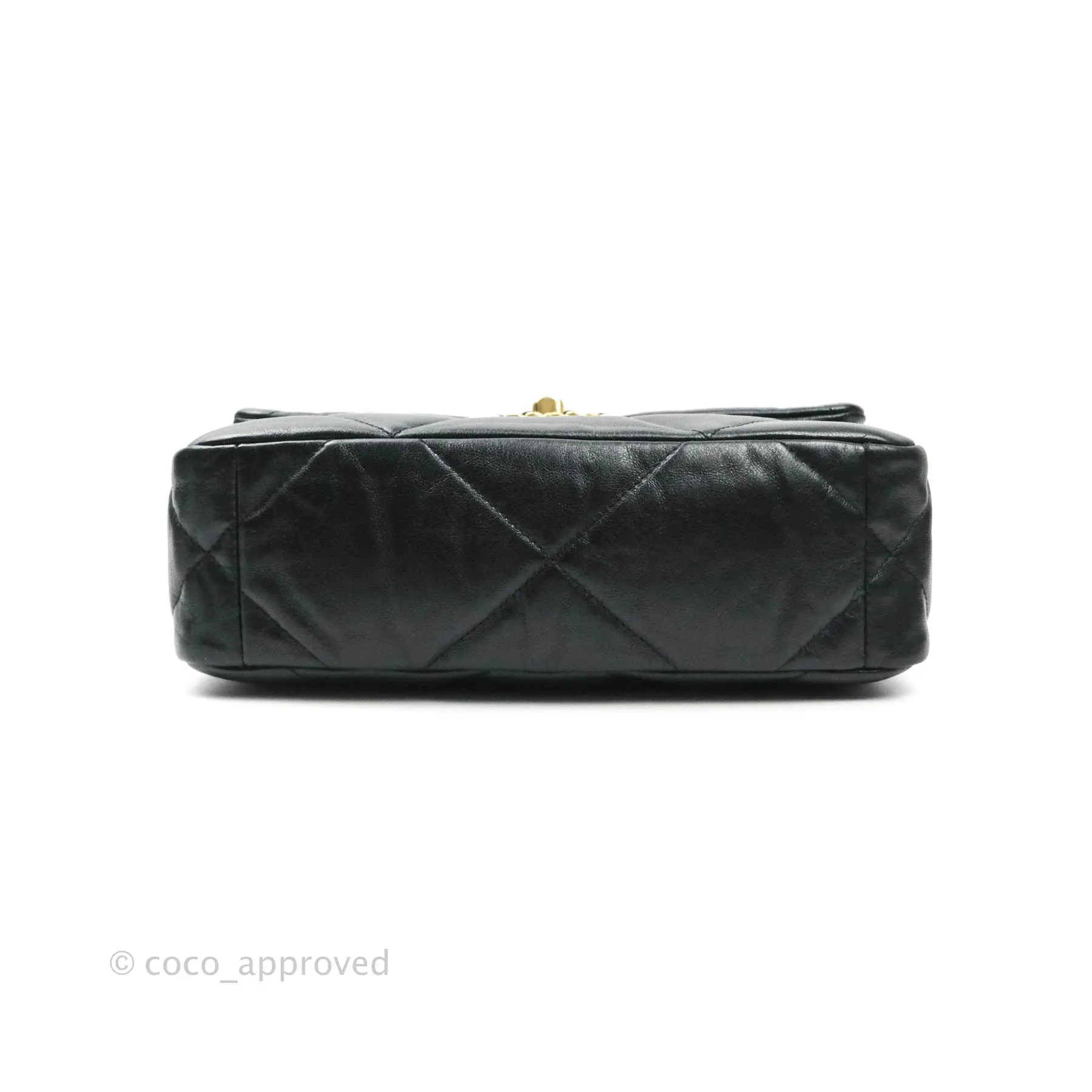 Chanel 19 Small Black Goatskin Mixed Hardware