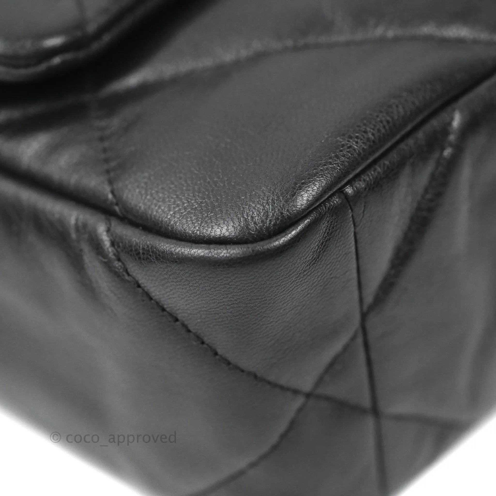 Chanel 19 Small Black Goatskin Mixed Hardware
